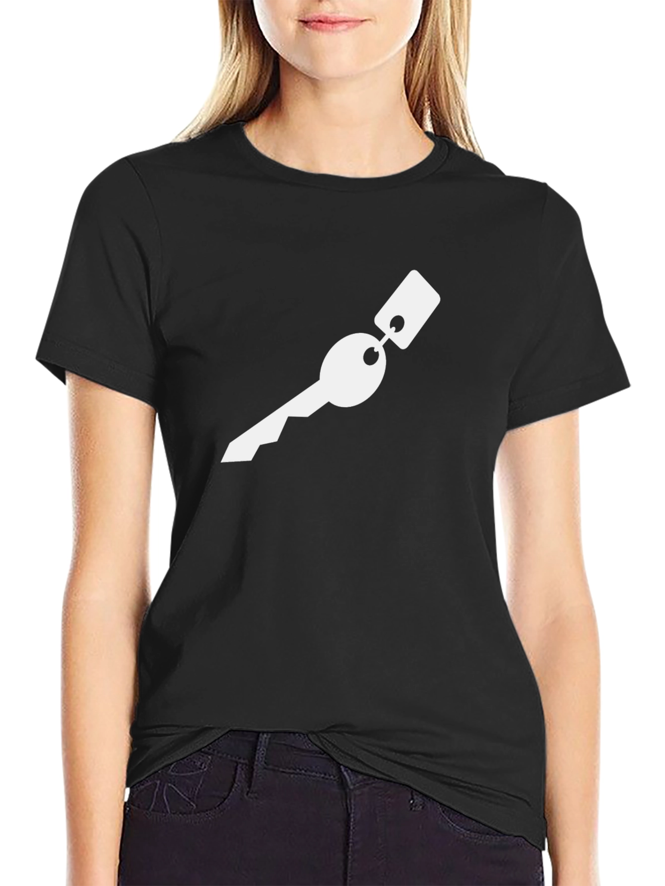 Key Graphic Black T-Shirt