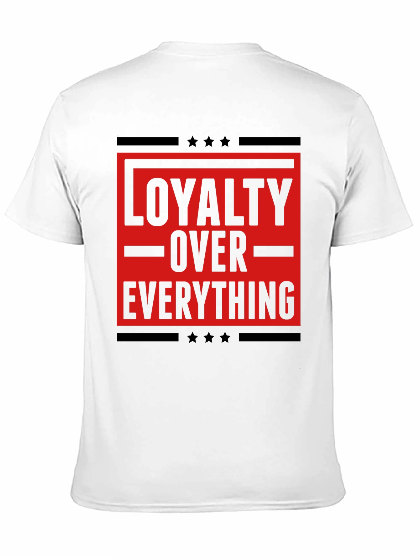 Loyalty Over Everything Graphic Tee - Mens Black T-Shirt