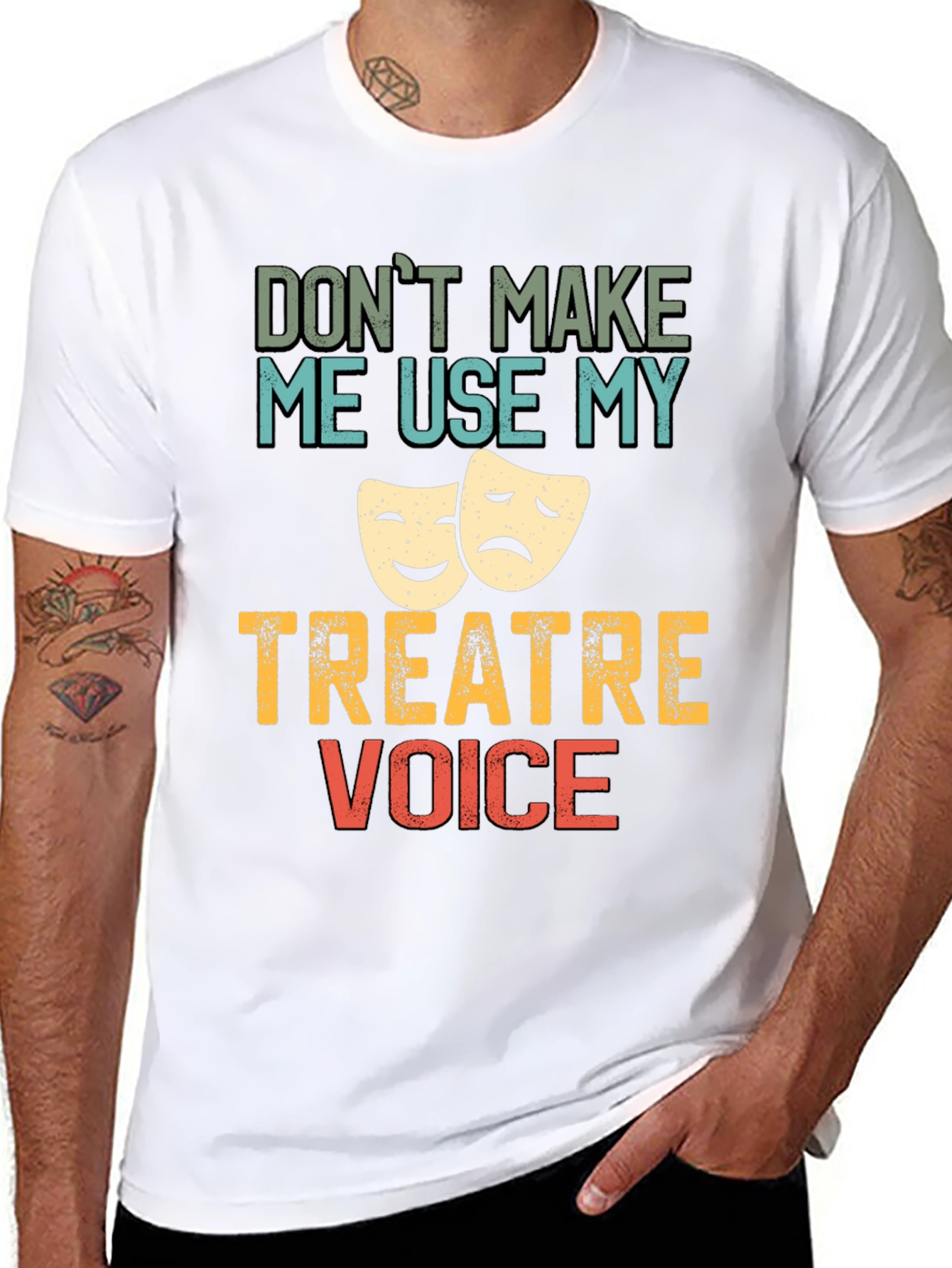 Theater Voice T-Shirt: Funny Drama Geek Tee