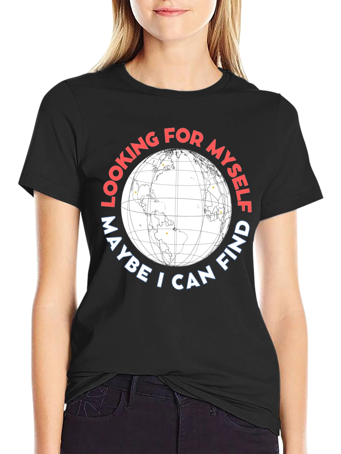 Find Myself Globe Graphic Tee