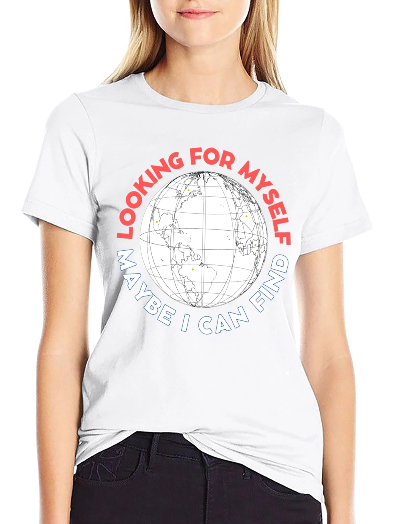 Find Myself Globe Graphic Tee