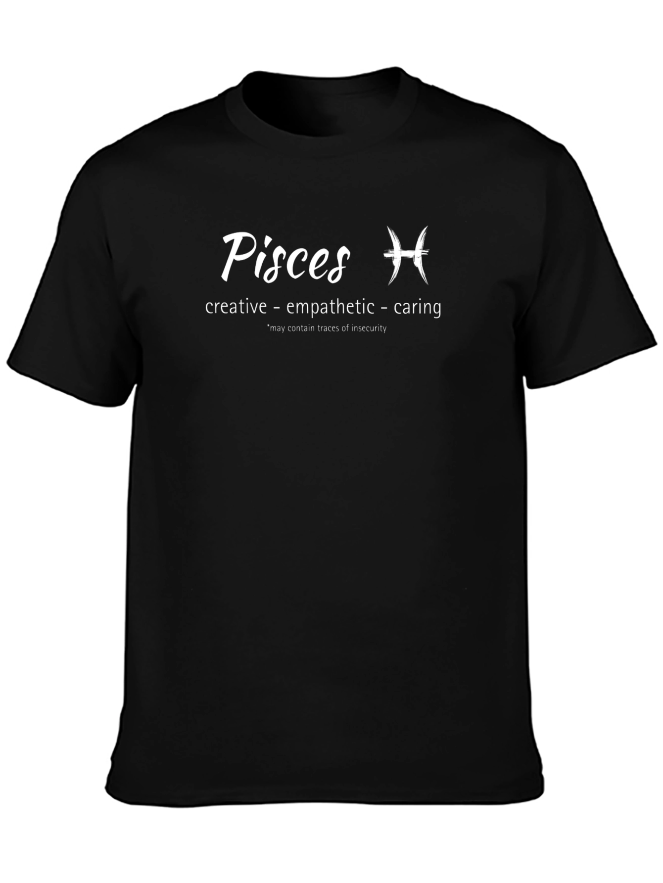 Pisces Zodiac T-Shirt - Creative Empathetic & Caring