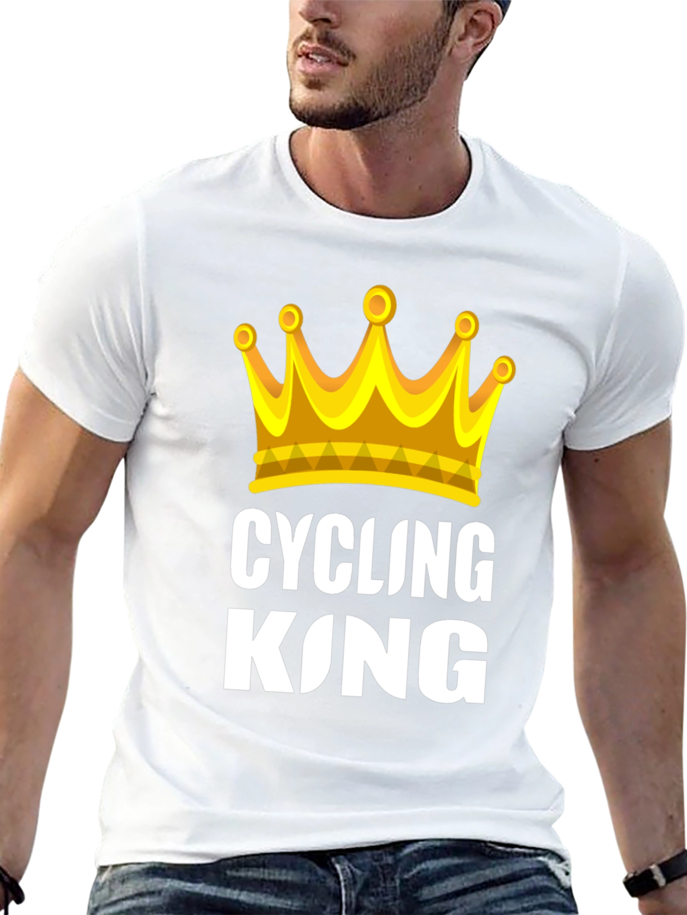 Cycling King T-Shirt - Ride Like Royalty!