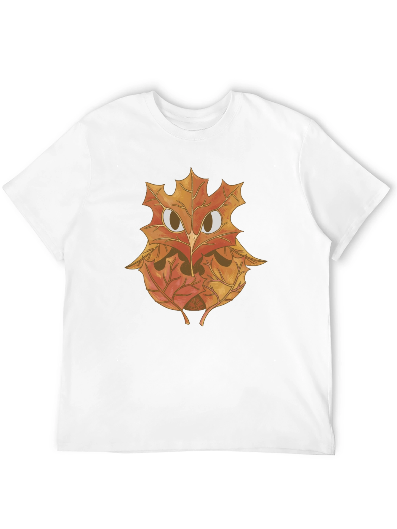 Autumn Owl Graphic Tee - Nature Inspired Design
