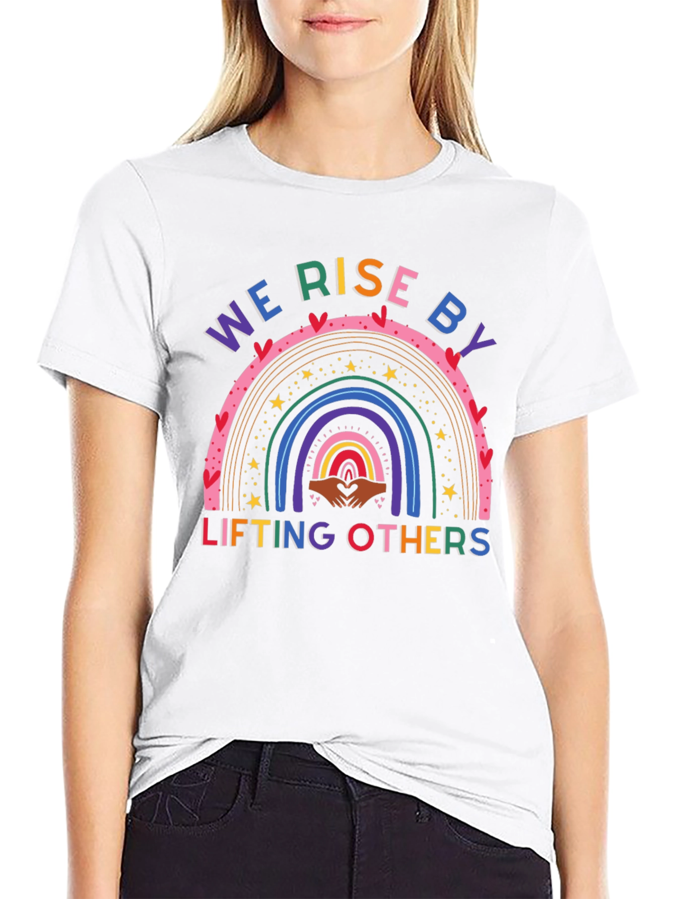 We Rise By Lifting Others Graphic Tee