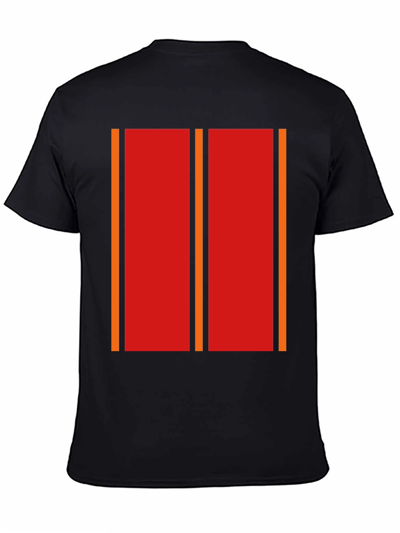 Retro Stripe Graphic Tee - Bold Casual Style