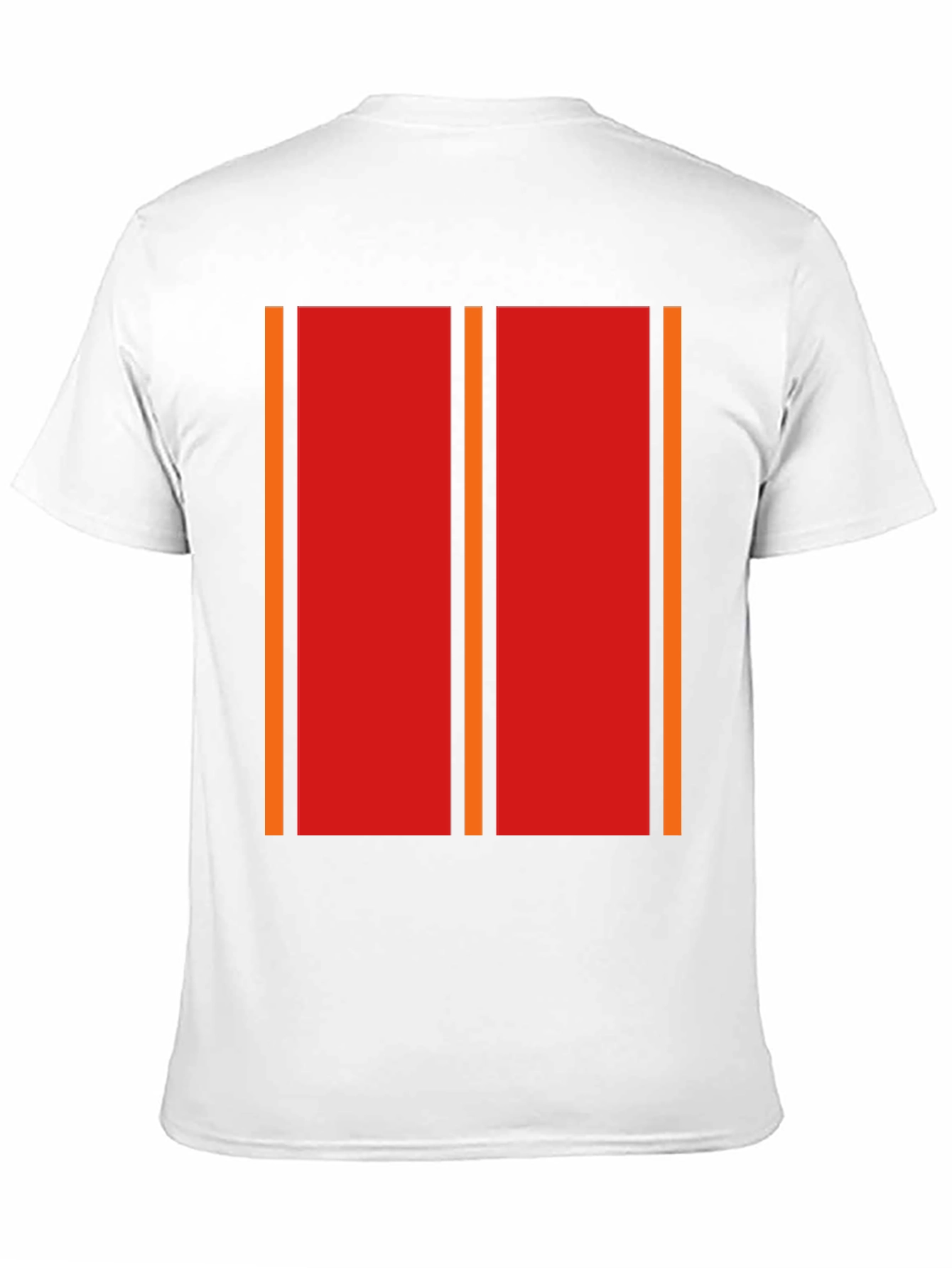 Retro Stripe Graphic Tee - Bold Casual Style