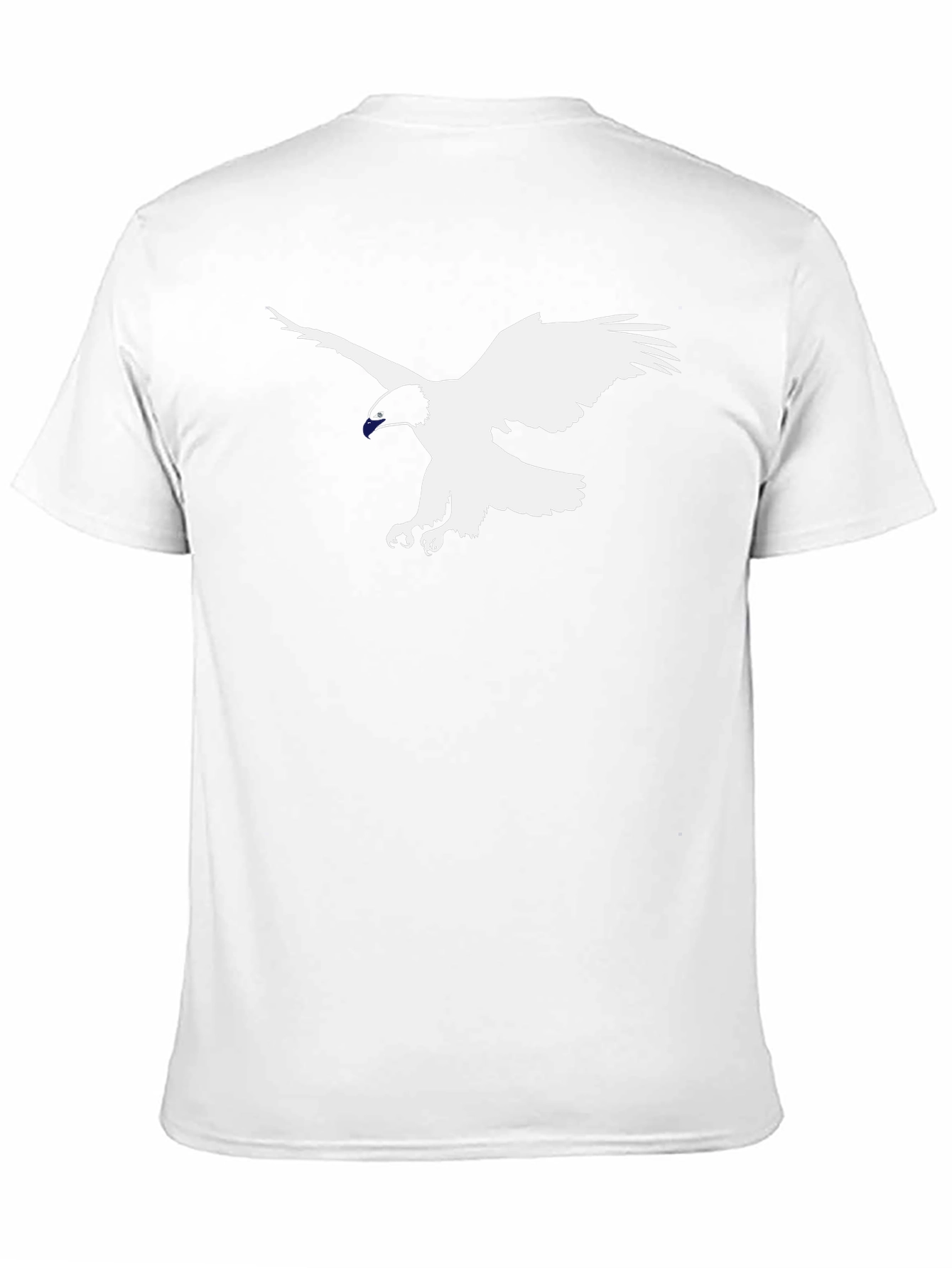 Black T-Shirt with Eagle Graphic Tee