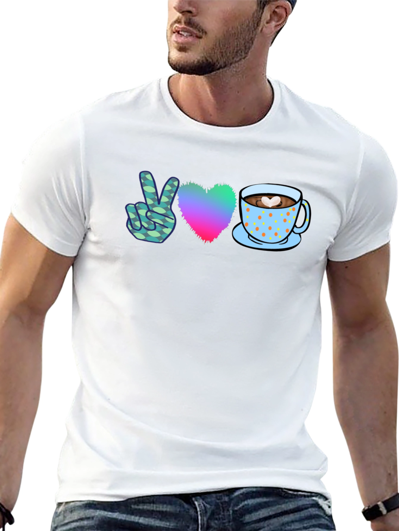 Peace Love Coffee T-Shirt