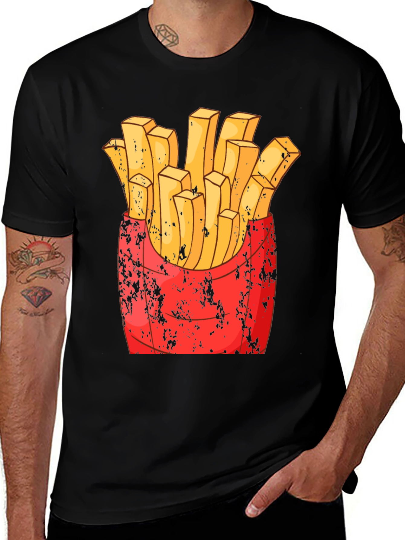 French Fries Graphic Tee - Unisex Casual Shirt