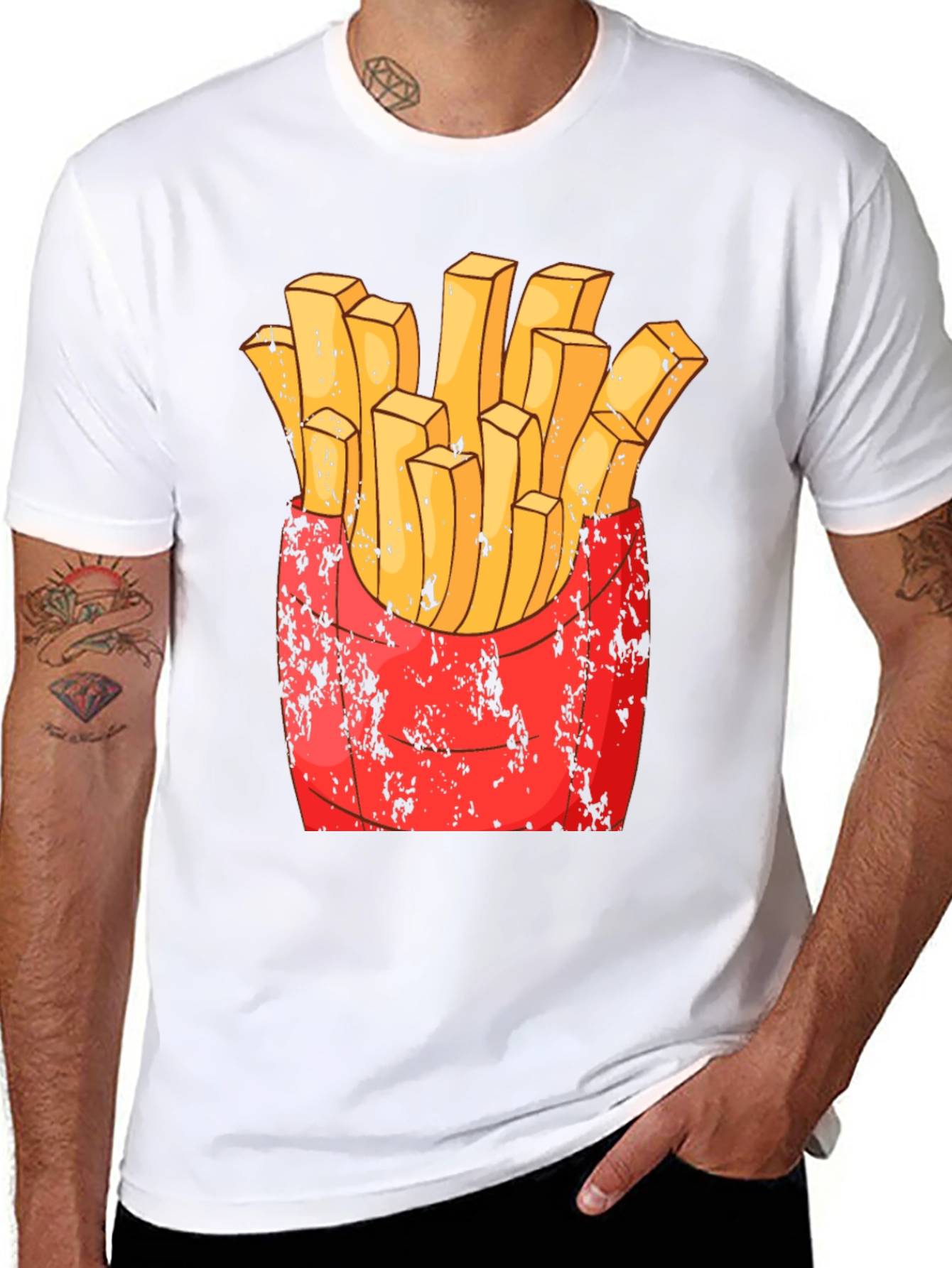 French Fries Graphic Tee - Unisex Casual Shirt