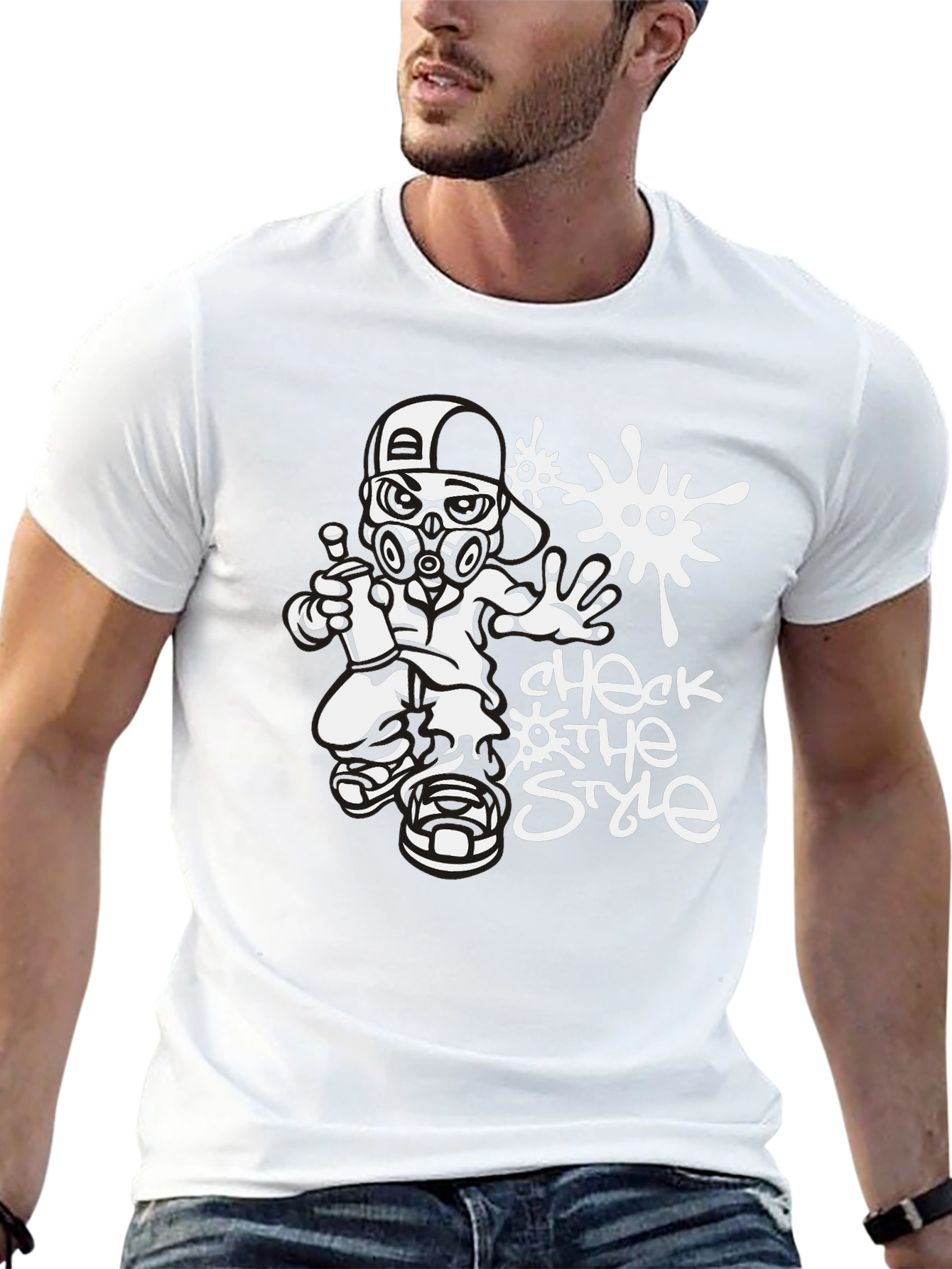 Cool Graphic Tee - Check the Style