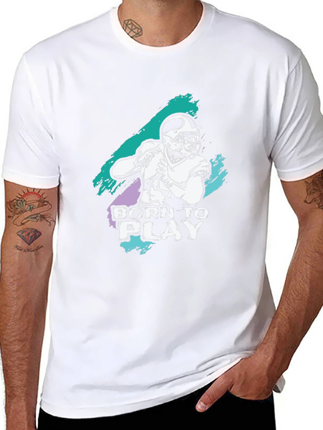 Born to Play Football T-Shirt