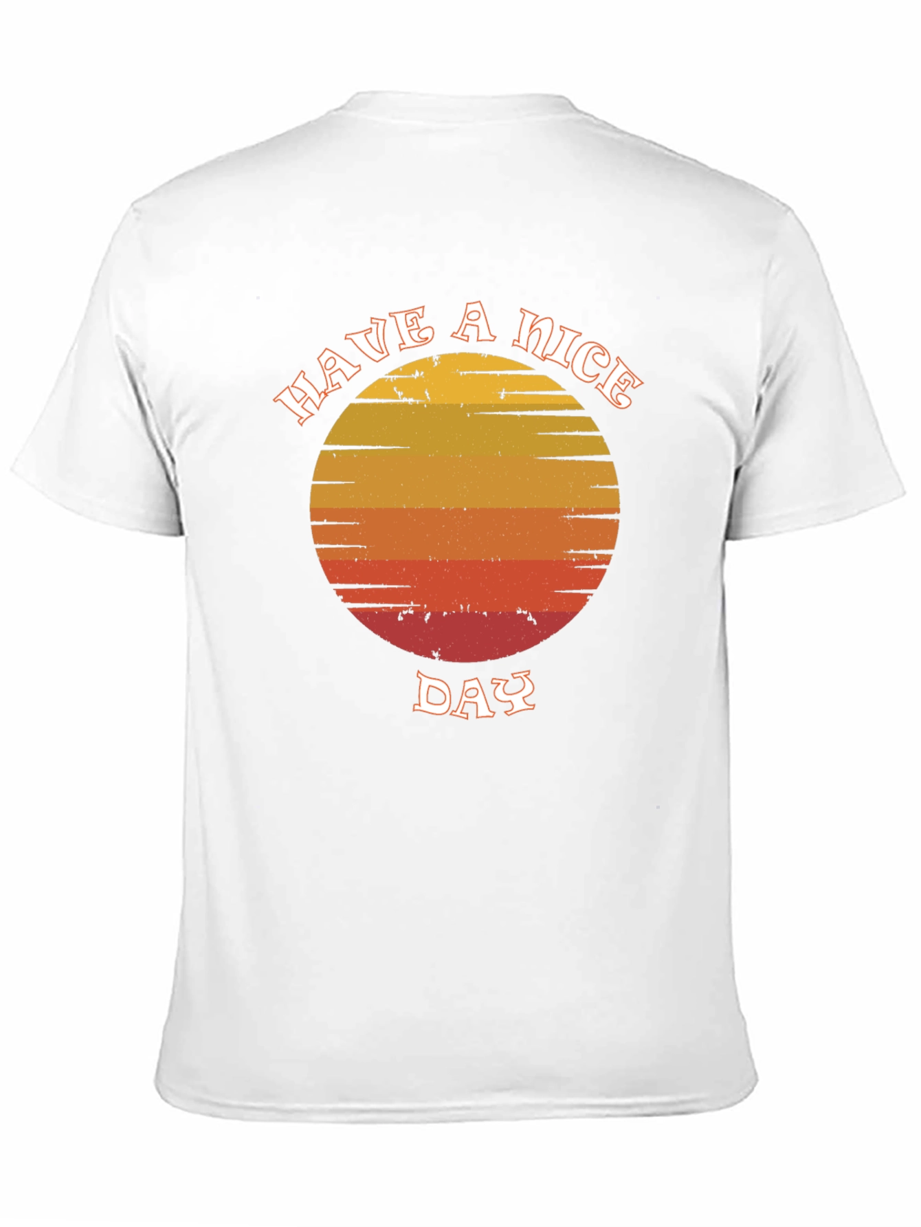 Retro Sunset Graphic T-Shirt - Have A Nice Day