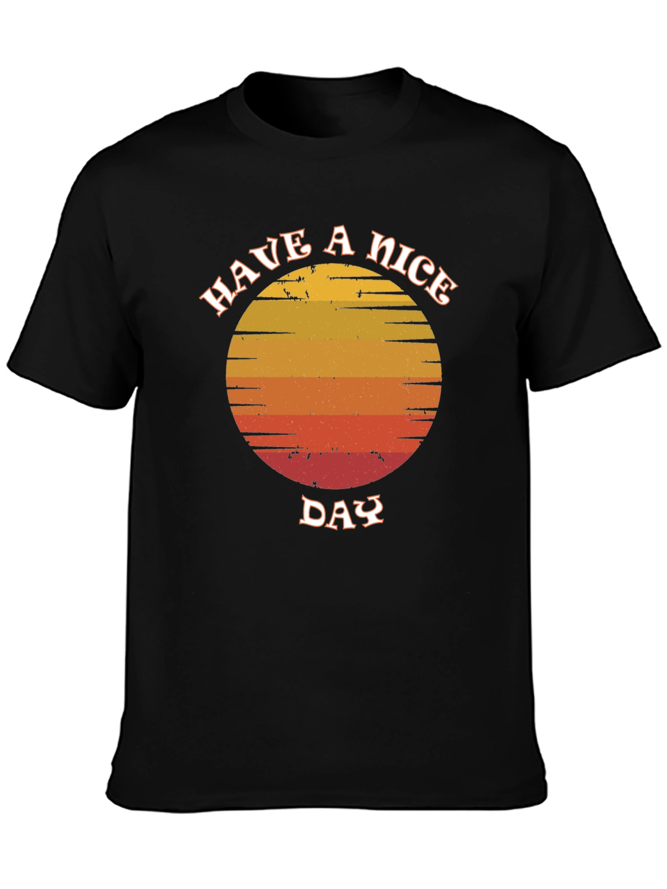Retro Sunset Graphic T-Shirt - Have A Nice Day
