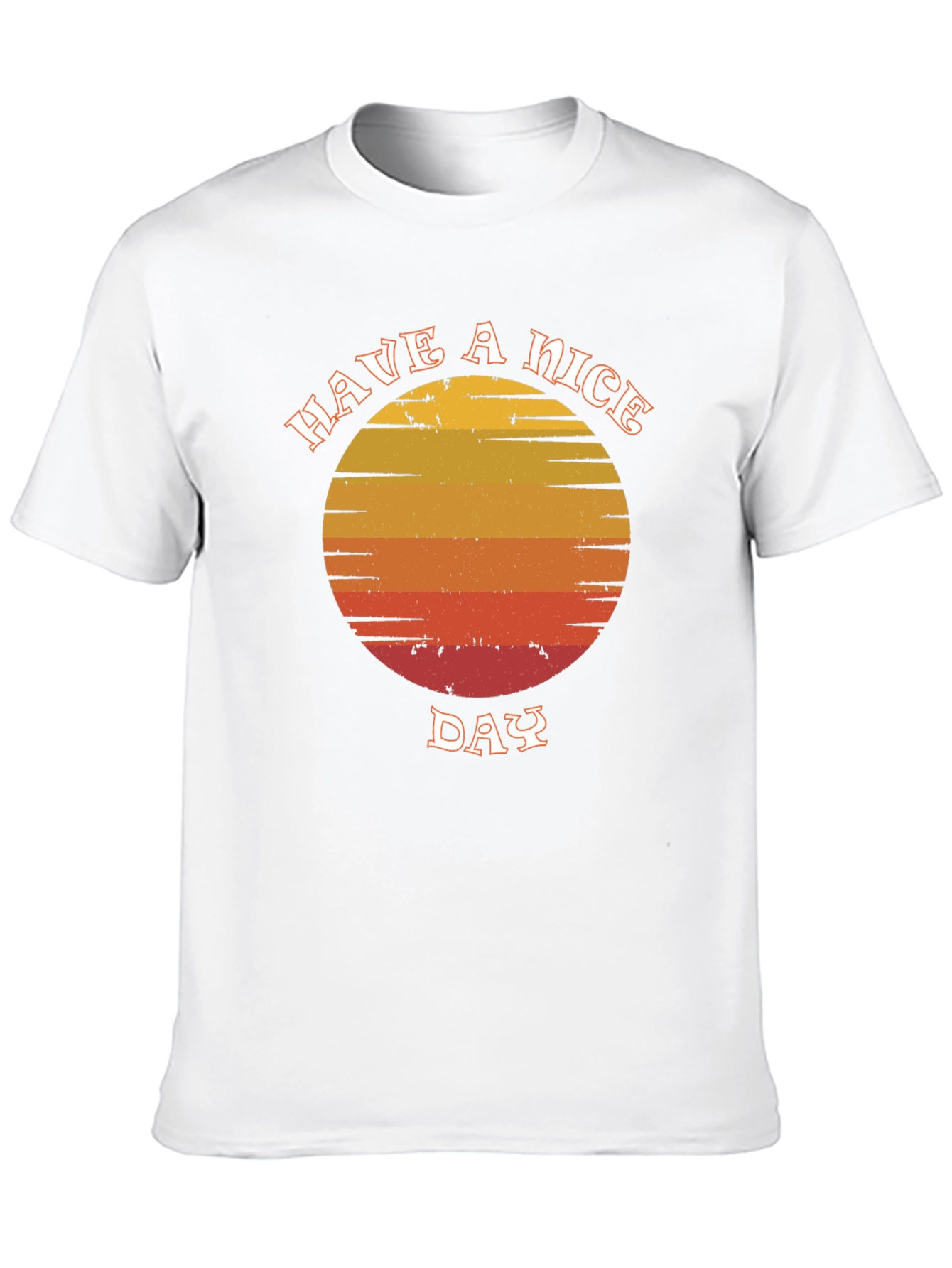 Retro Sunset Graphic T-Shirt - Have A Nice Day