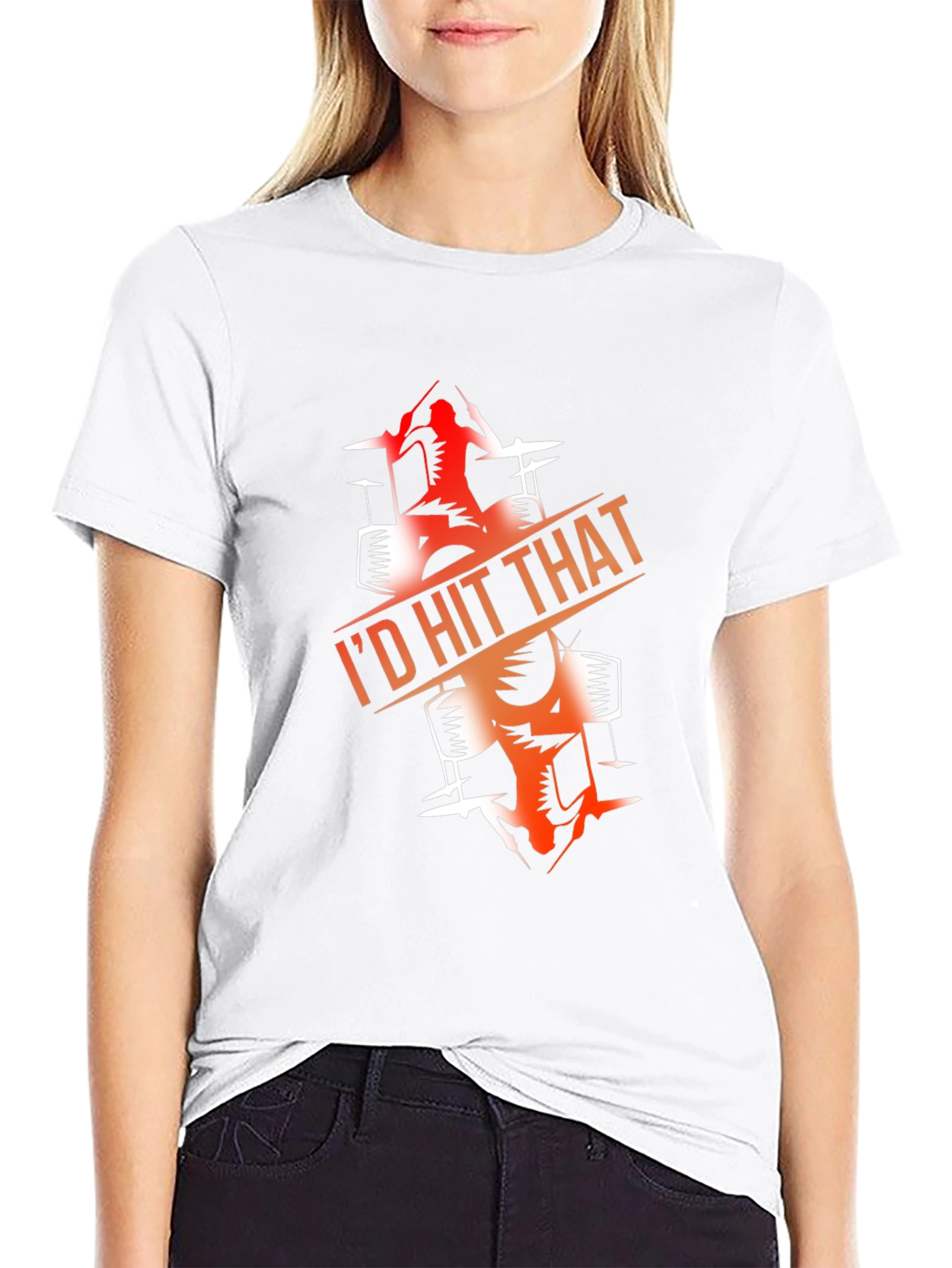 Id Hit That Drummer T-Shirt