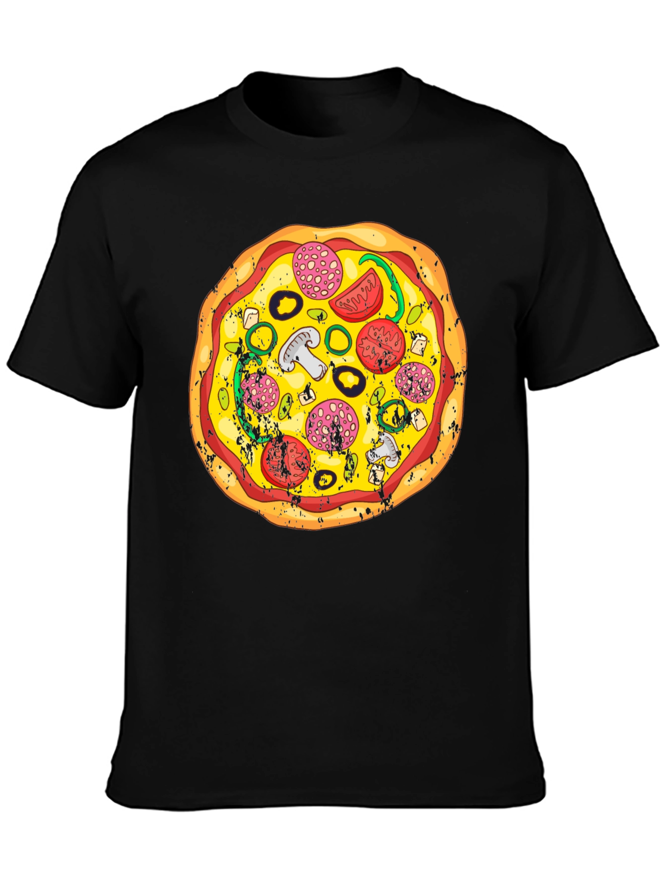 Pizza Graphic T-Shirt - Foodie Fashion Tee