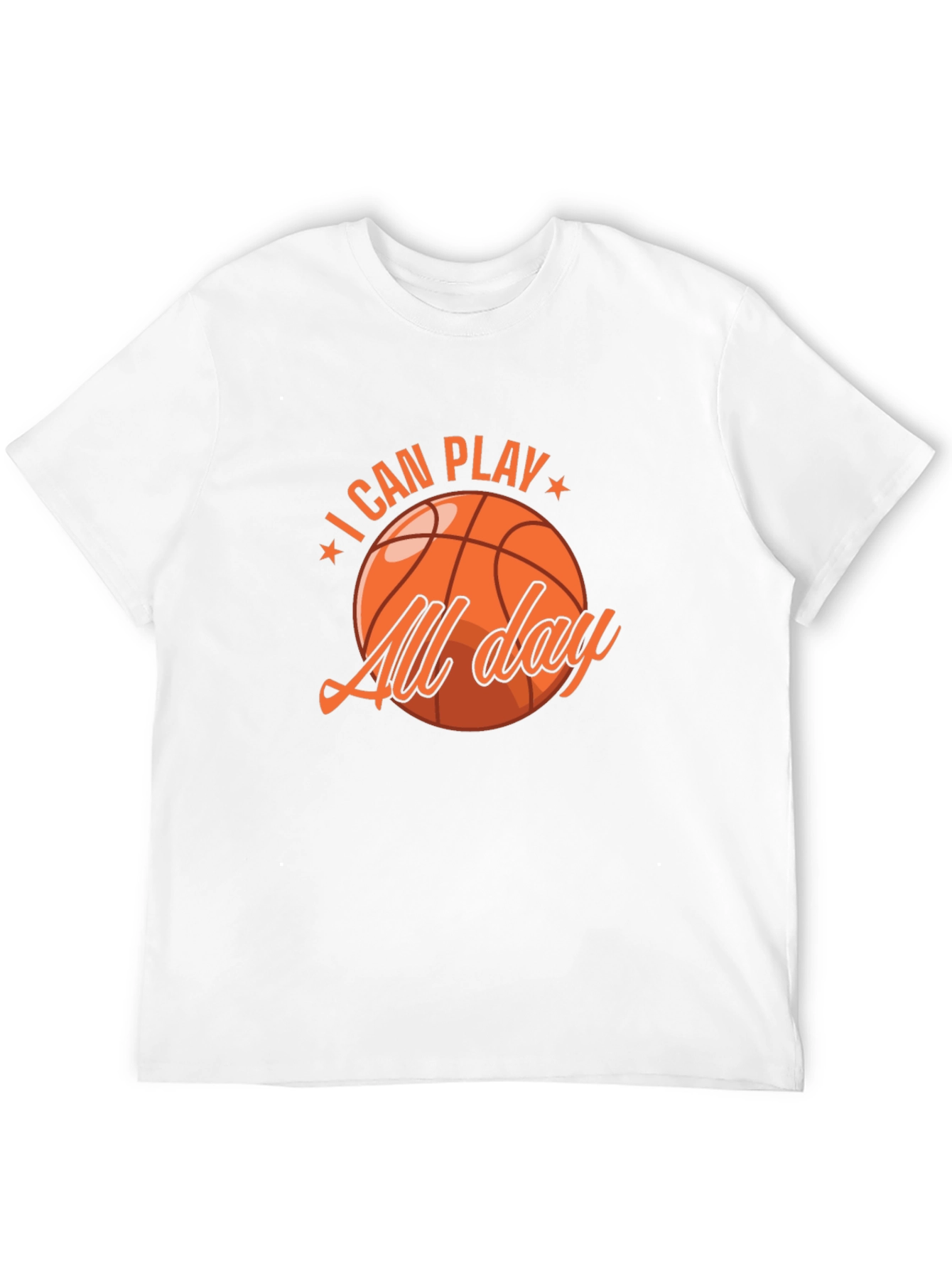 I Can Play All Day Basketball Graphic Tee