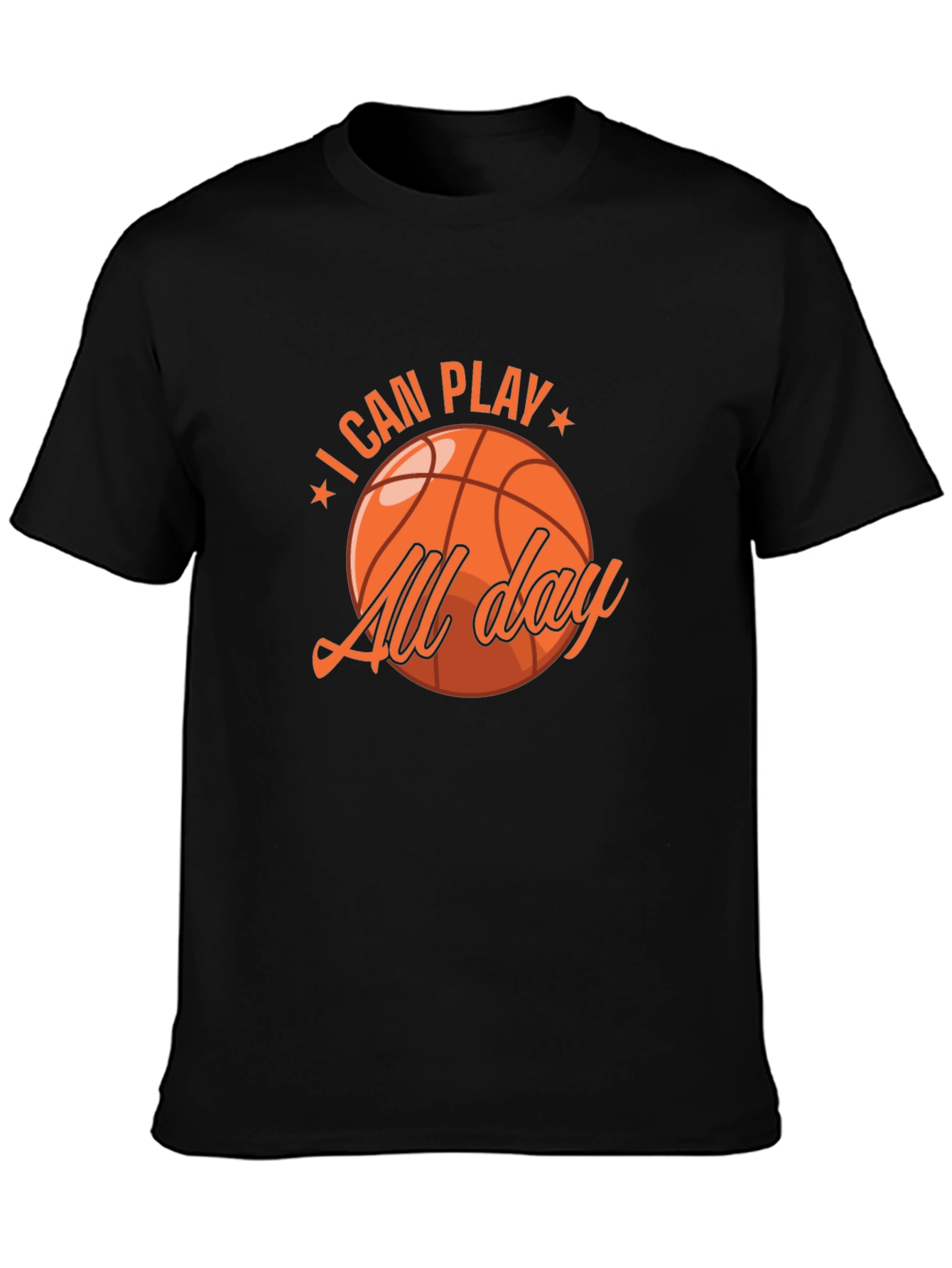 I Can Play All Day Basketball Graphic Tee