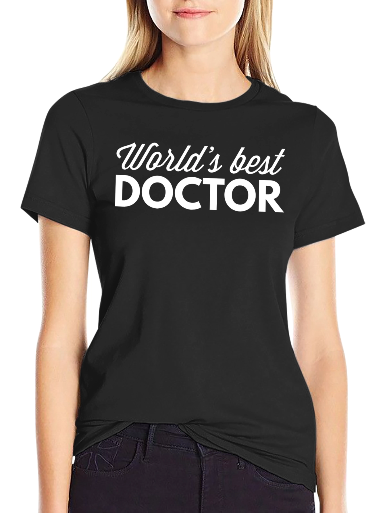 Worlds Best Doctor Graphic T-Shirt