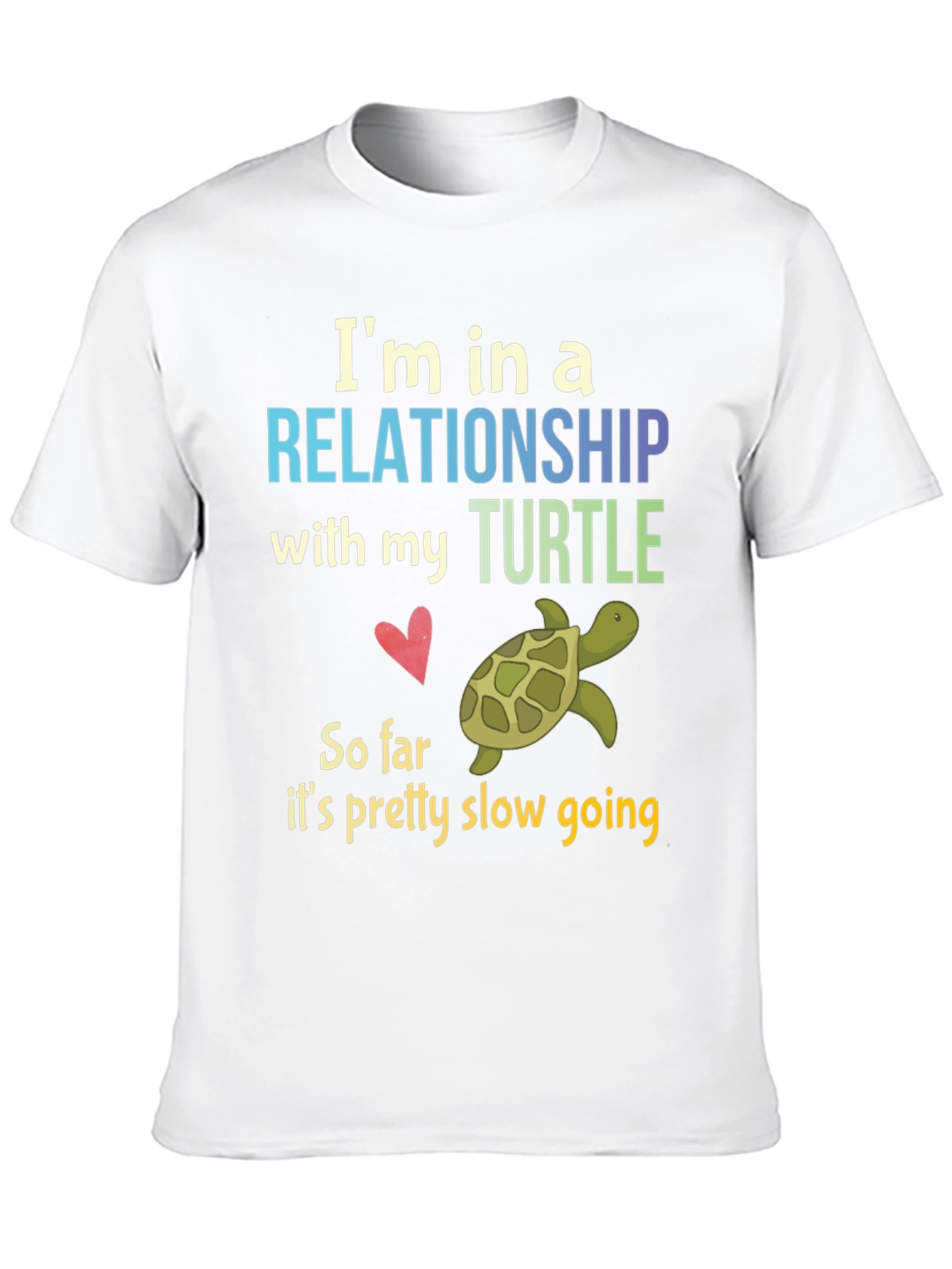 Relationship with My Turtle Graphic T-Shirt