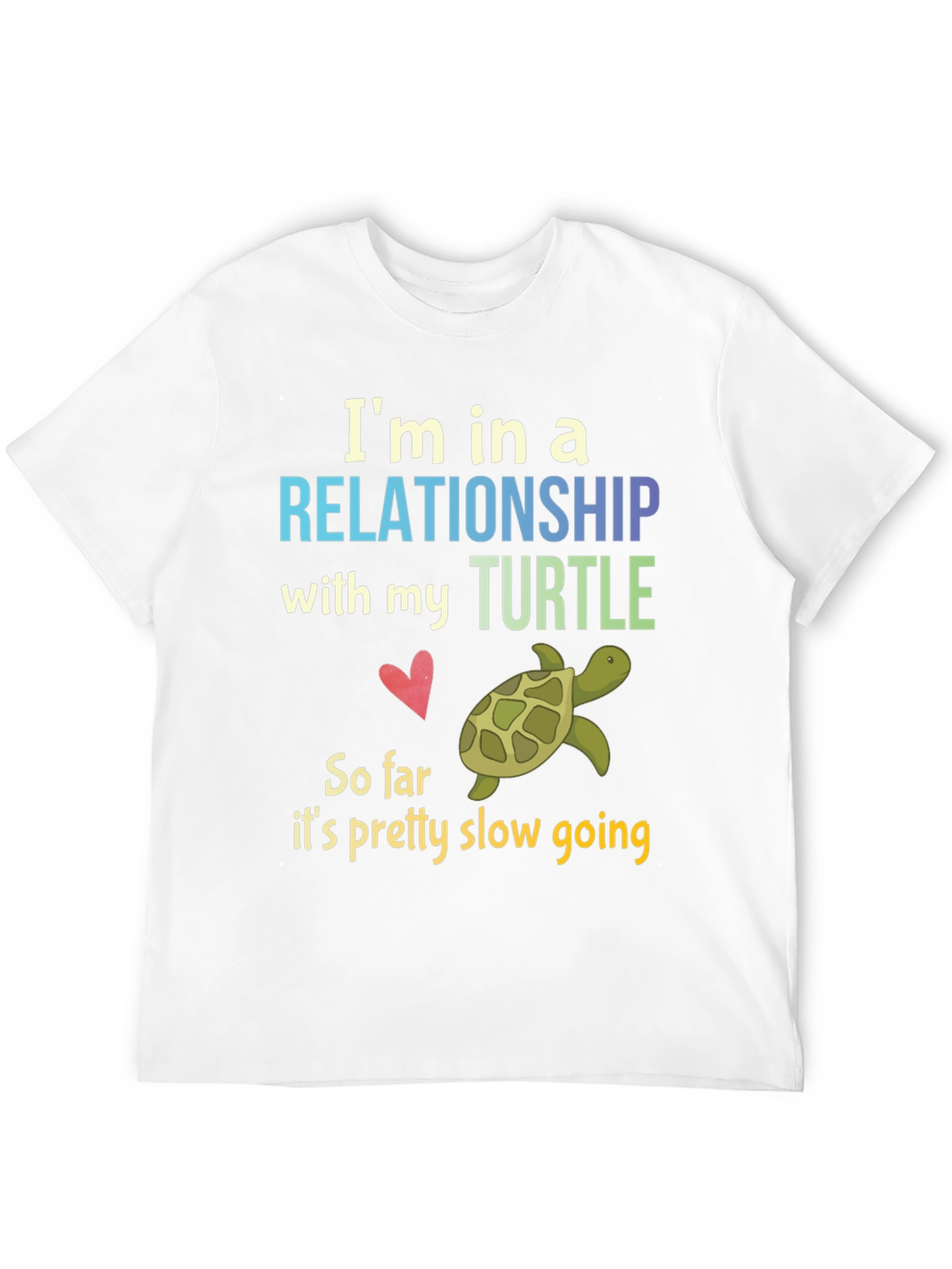 Relationship with My Turtle Graphic T-Shirt