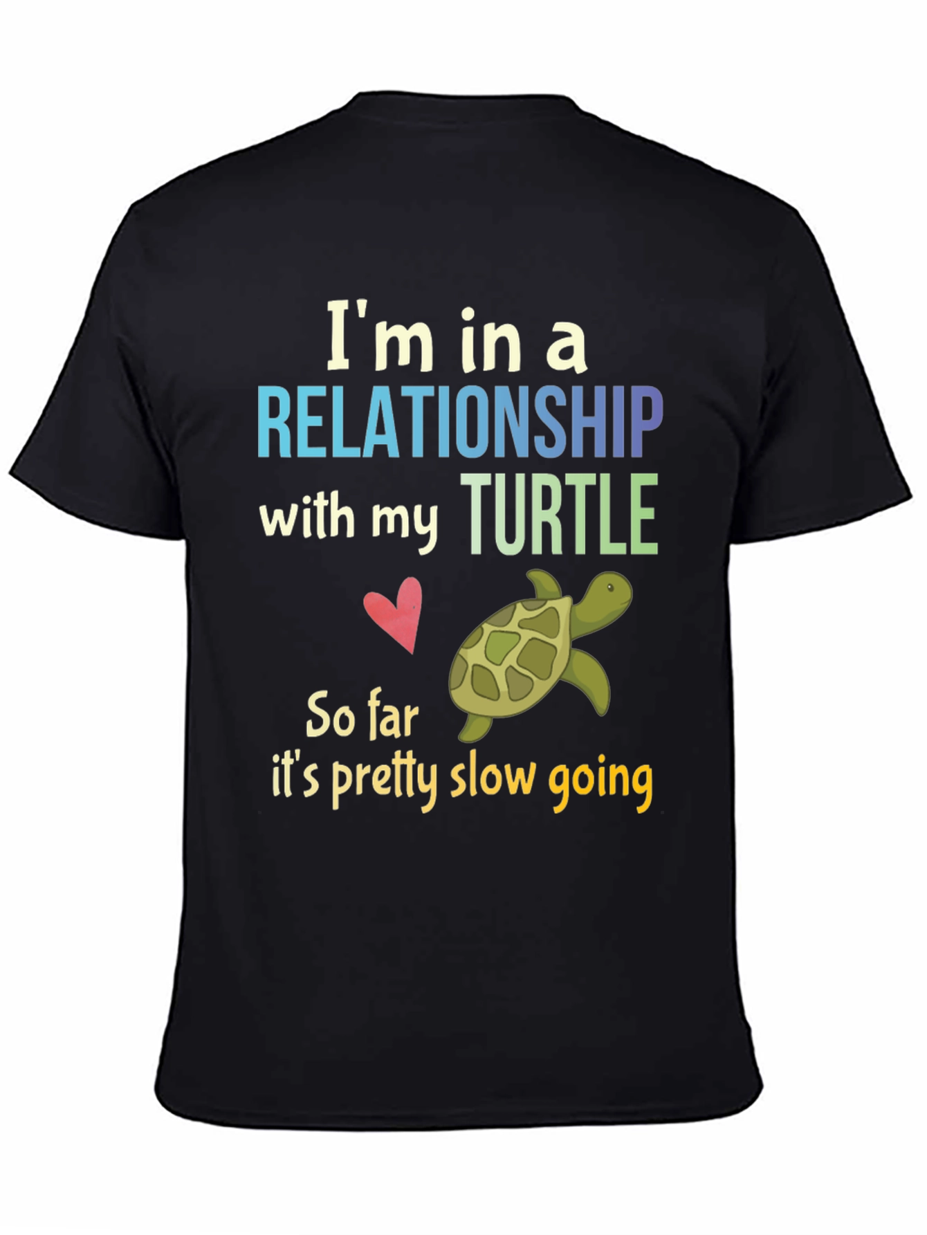 Relationship with My Turtle Graphic T-Shirt