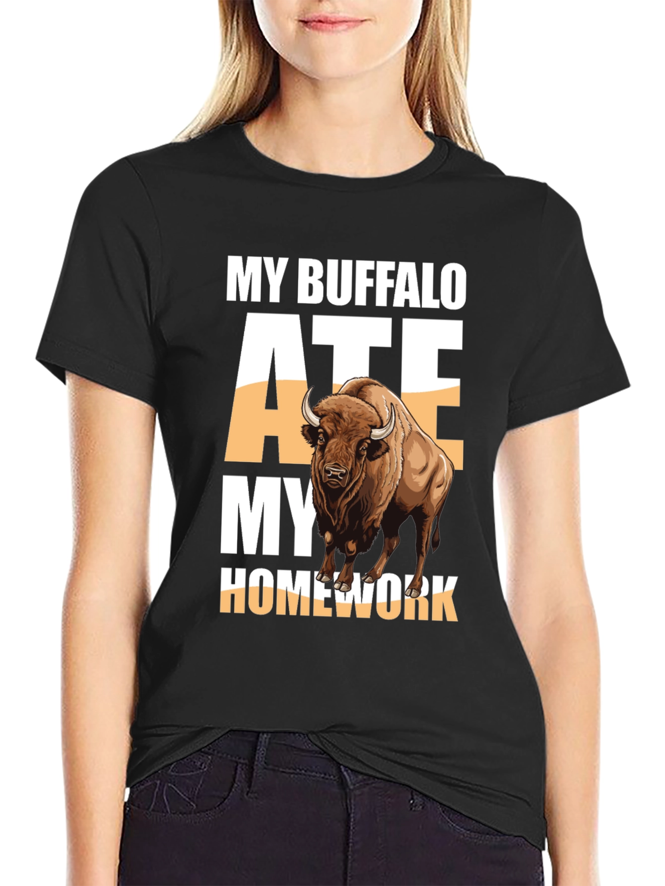My Buffalo Ate My Homework T-Shirt