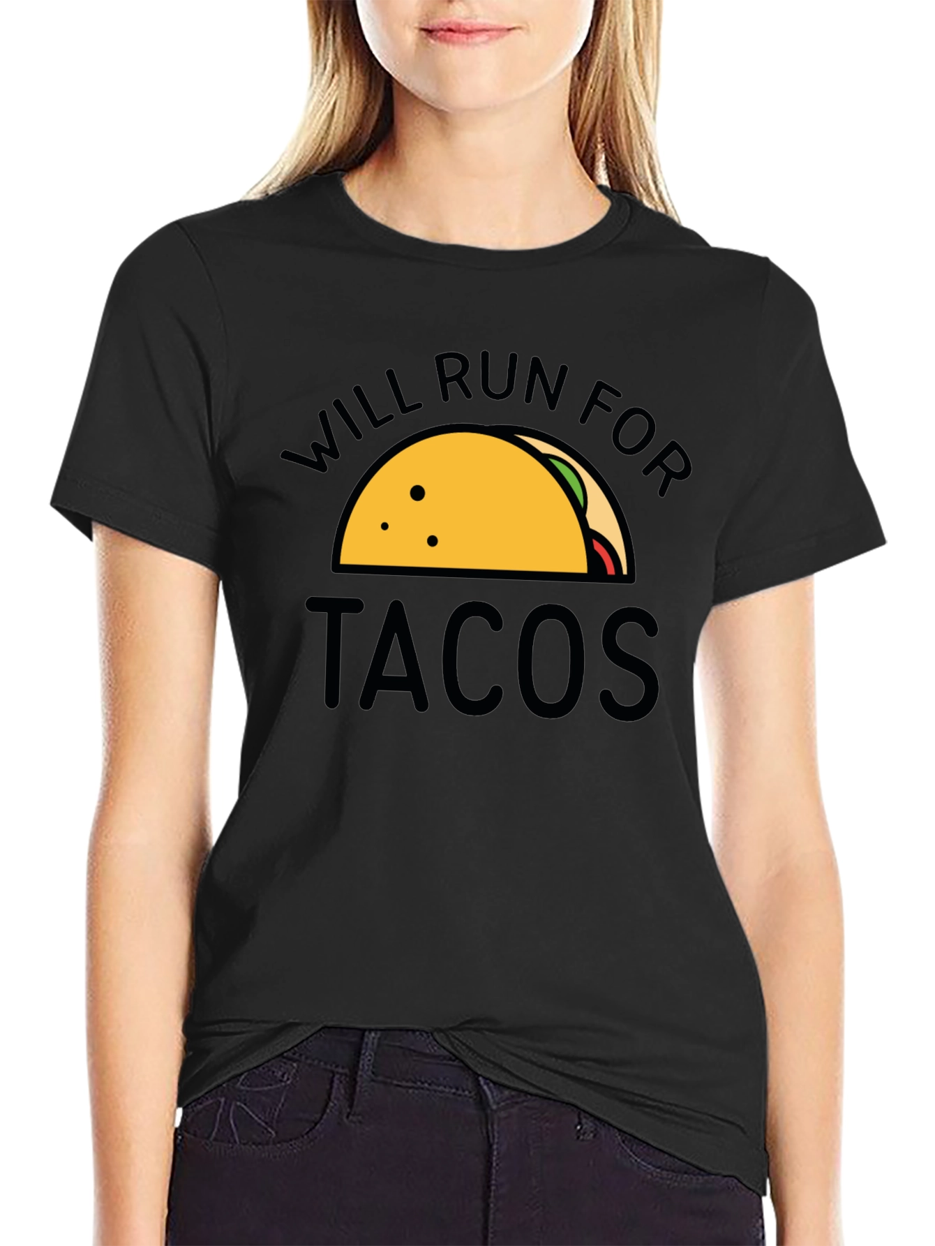 Will Run For Tacos Graphic Tee