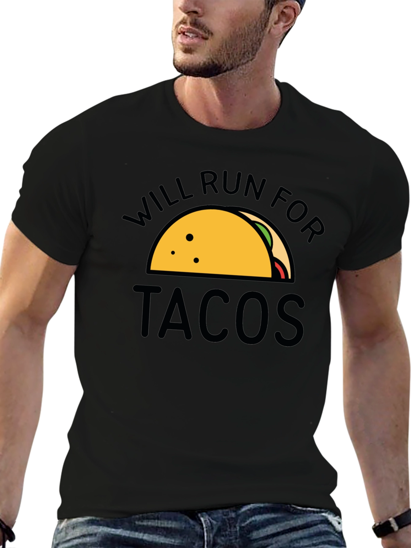 Will Run For Tacos Graphic Tee