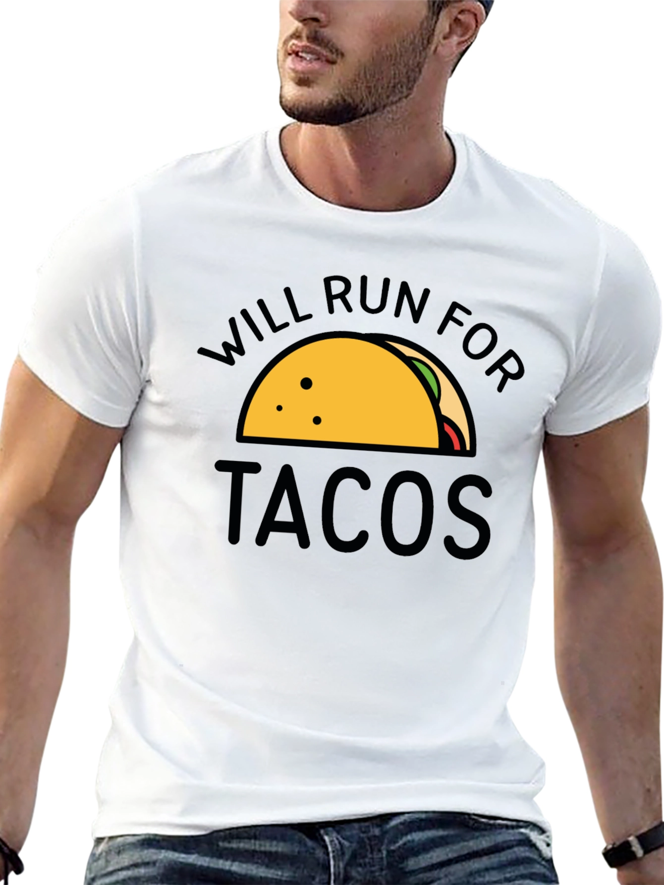 Will Run For Tacos Graphic Tee