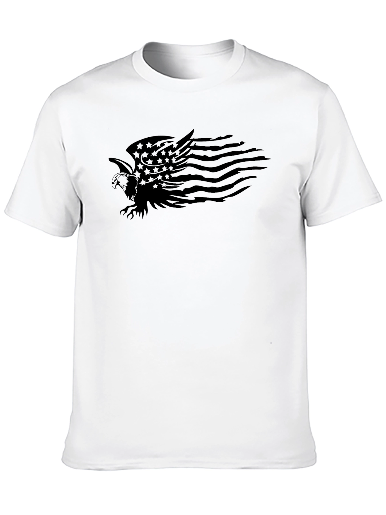 Eagle Flag Graphic Tee - Patriotic Style