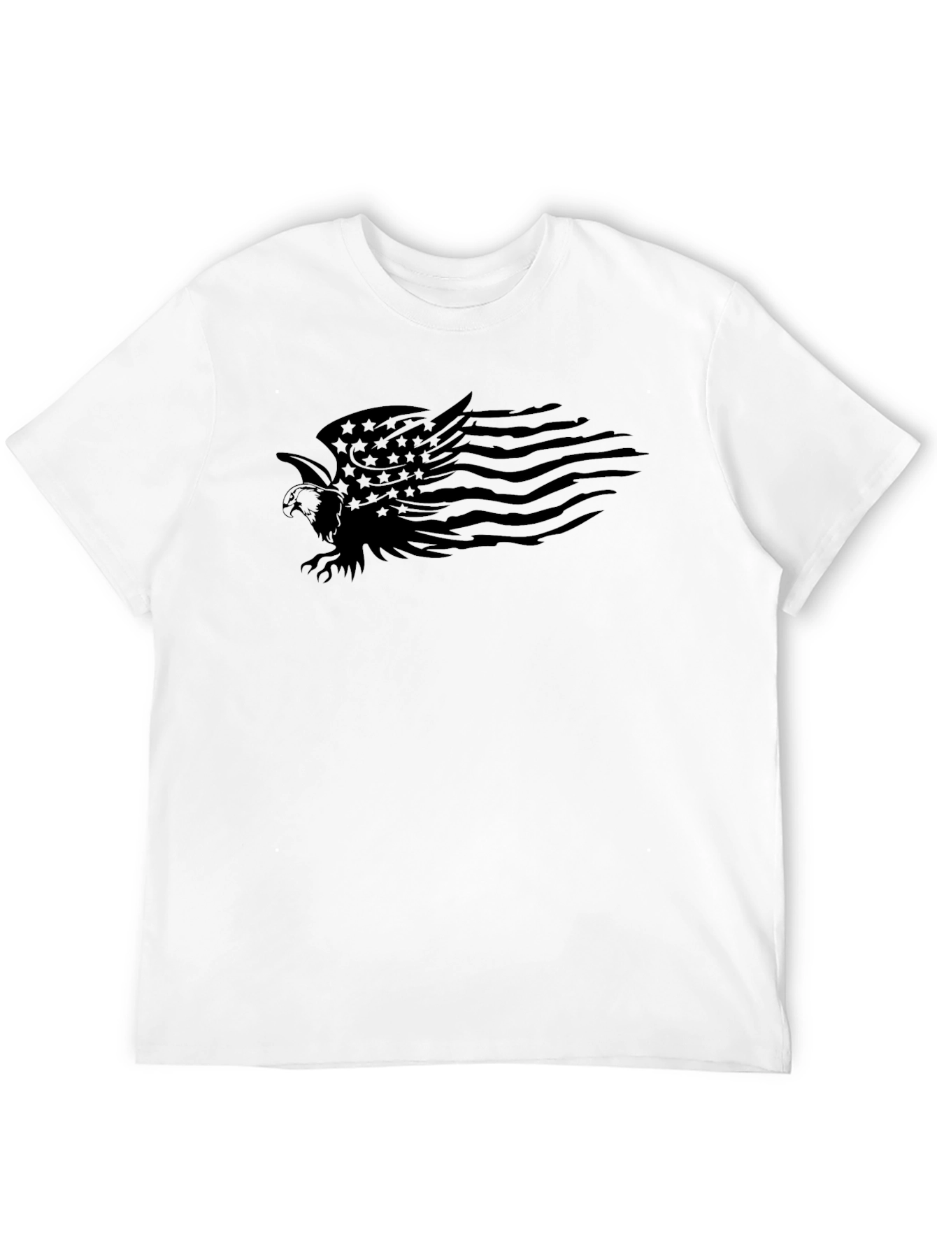 Eagle Flag Graphic Tee - Patriotic Style