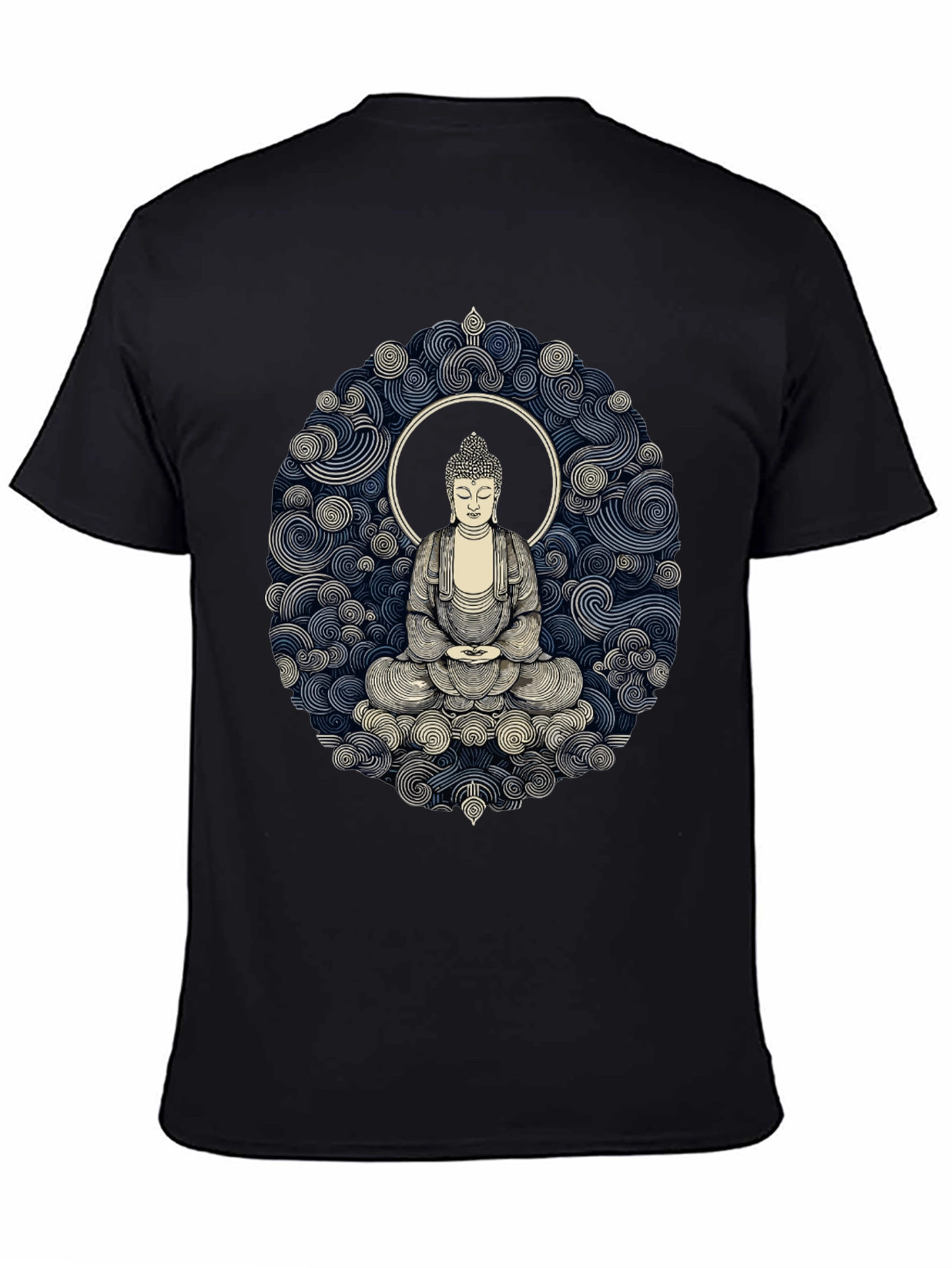 Buddha Graphic Black T-Shirt