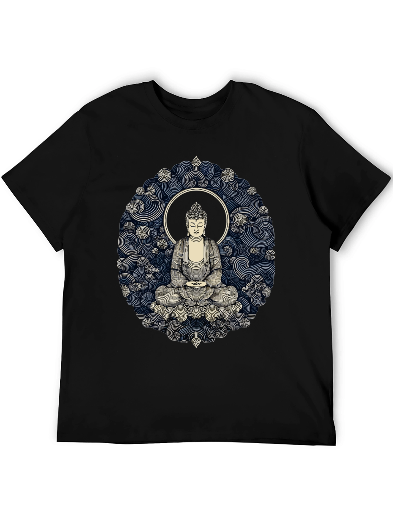 Buddha Graphic Black T-Shirt
