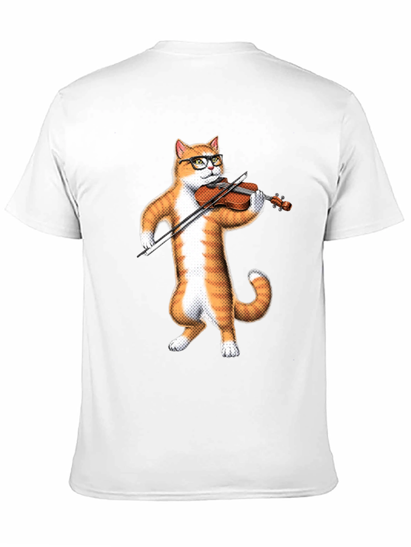 Cat Playing Violin T-Shirt