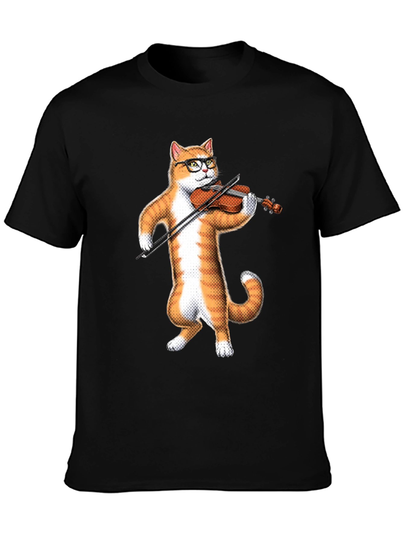 Cat Playing Violin T-Shirt