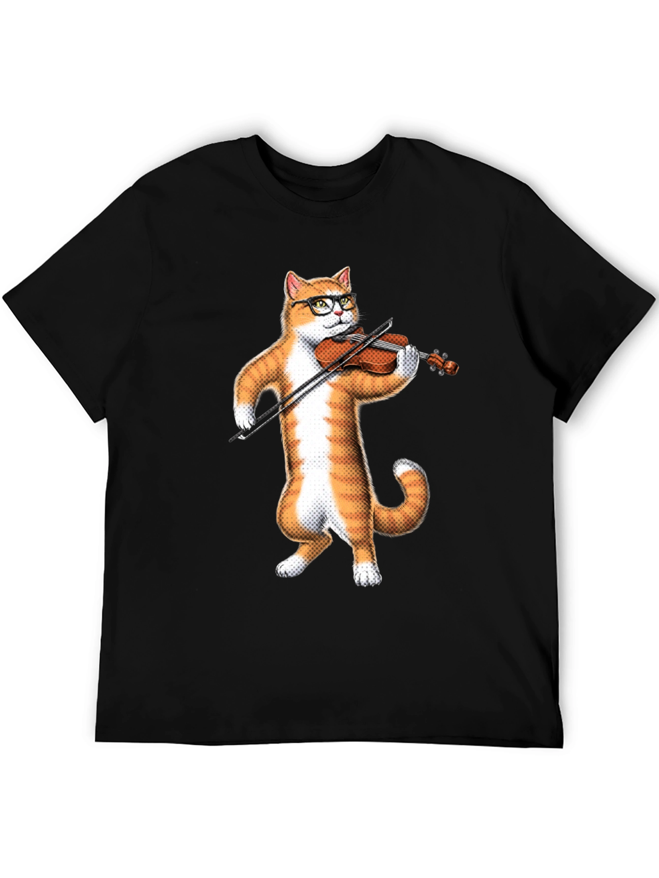 Cat Playing Violin T-Shirt