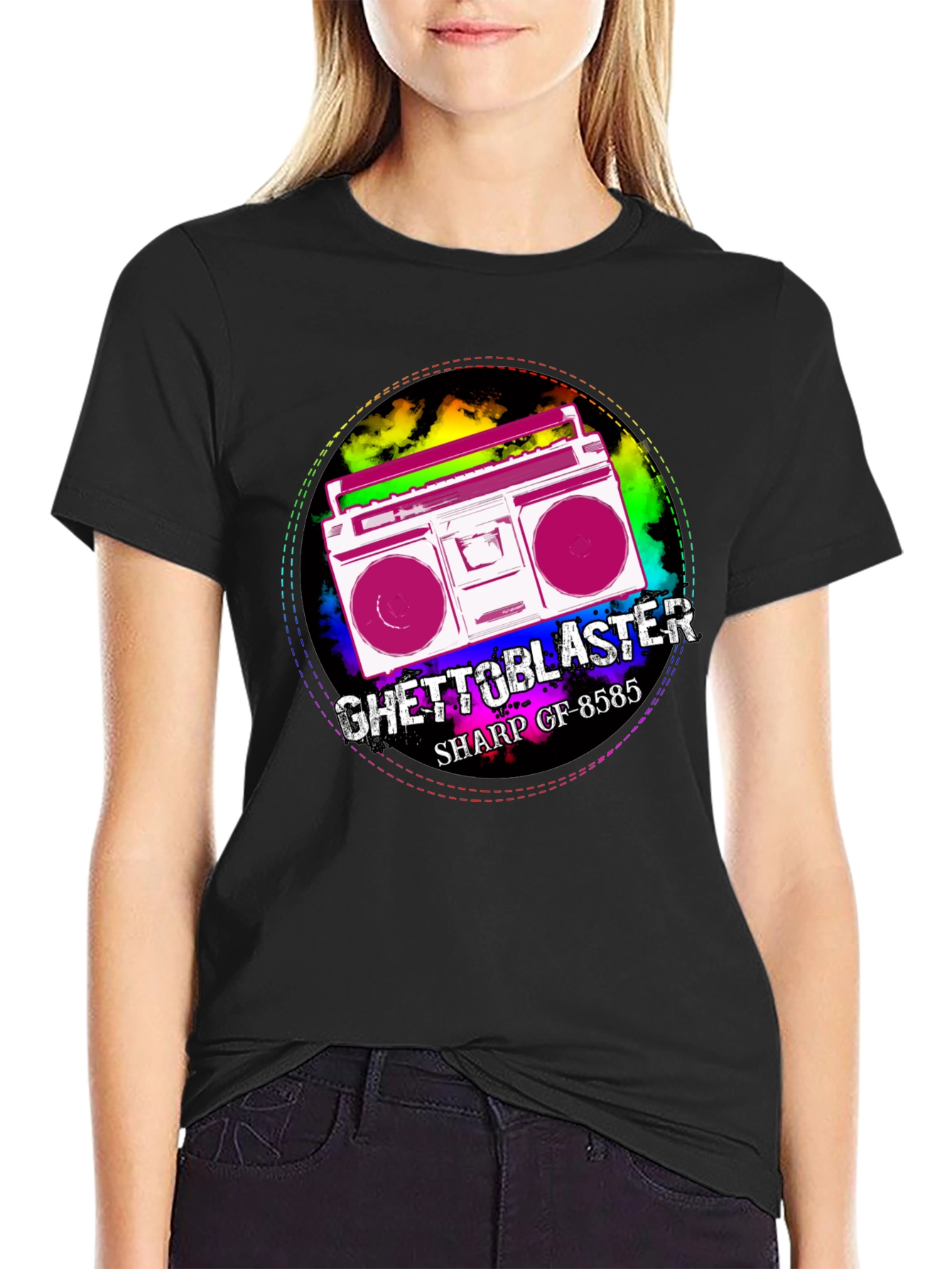 Retro Ghetto Blaster Graphic Tee