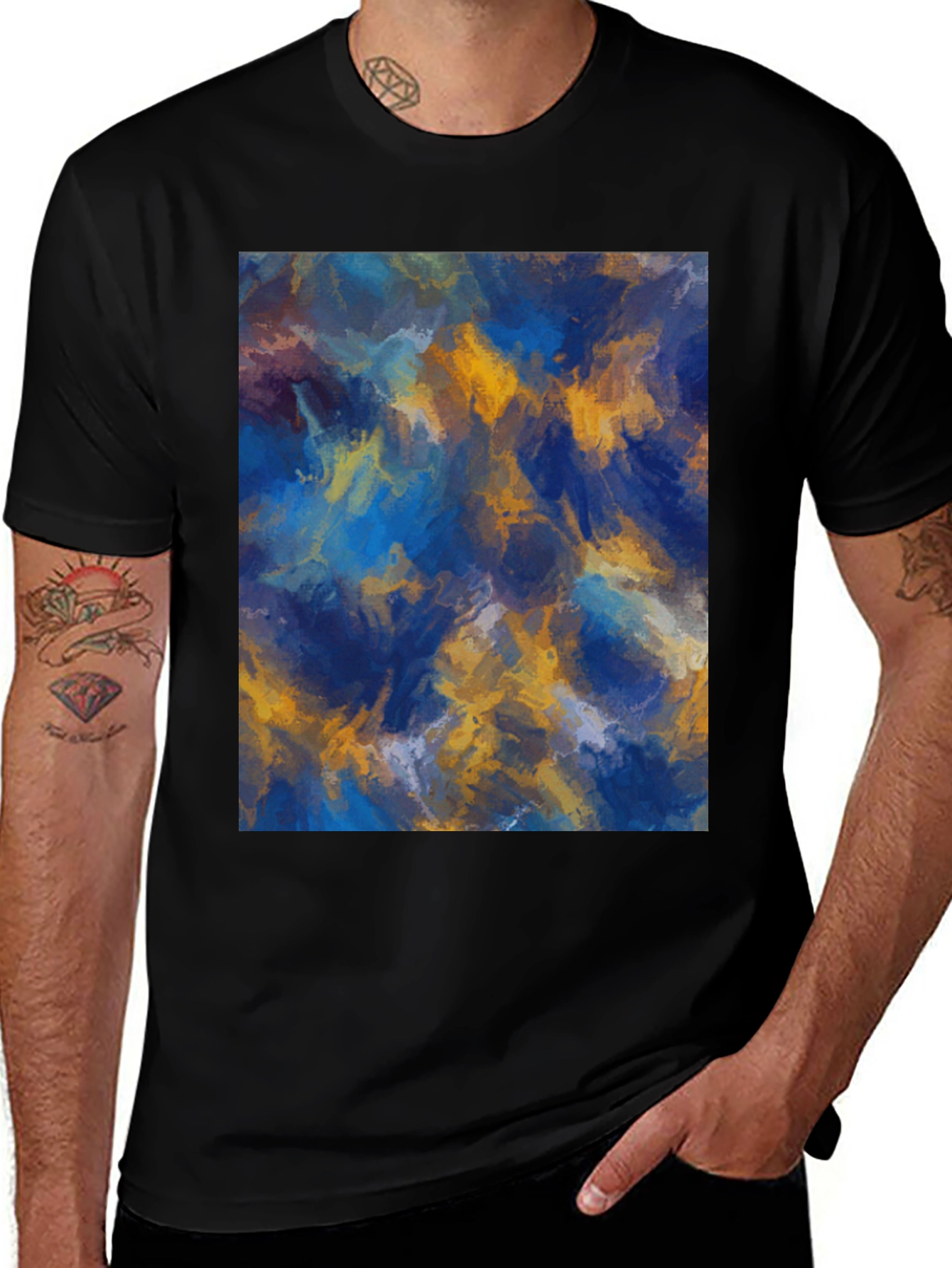 Abstract Art Tee - Artistic Expression