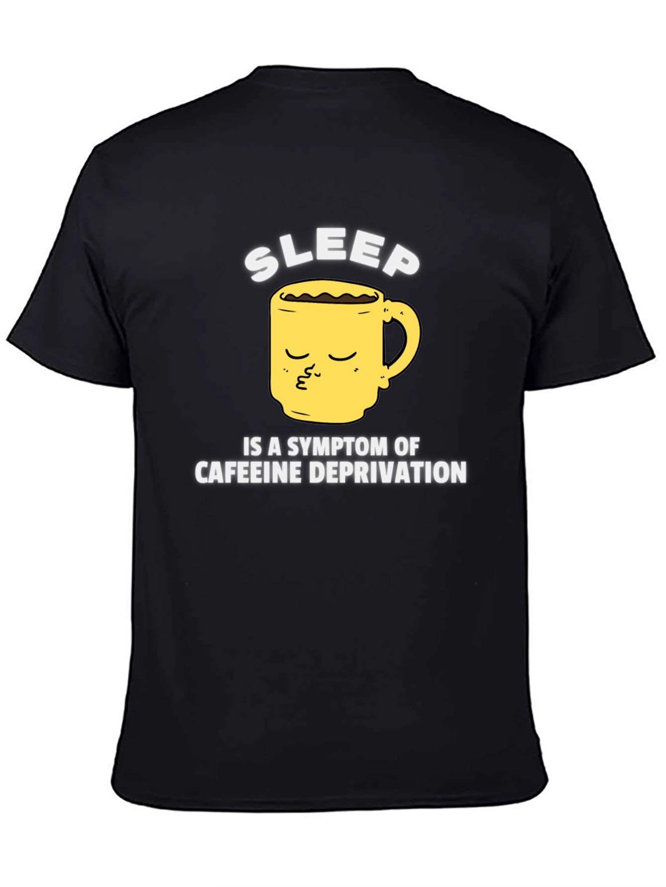Sleep Caffeine Deprivation Graphic T-Shirt
