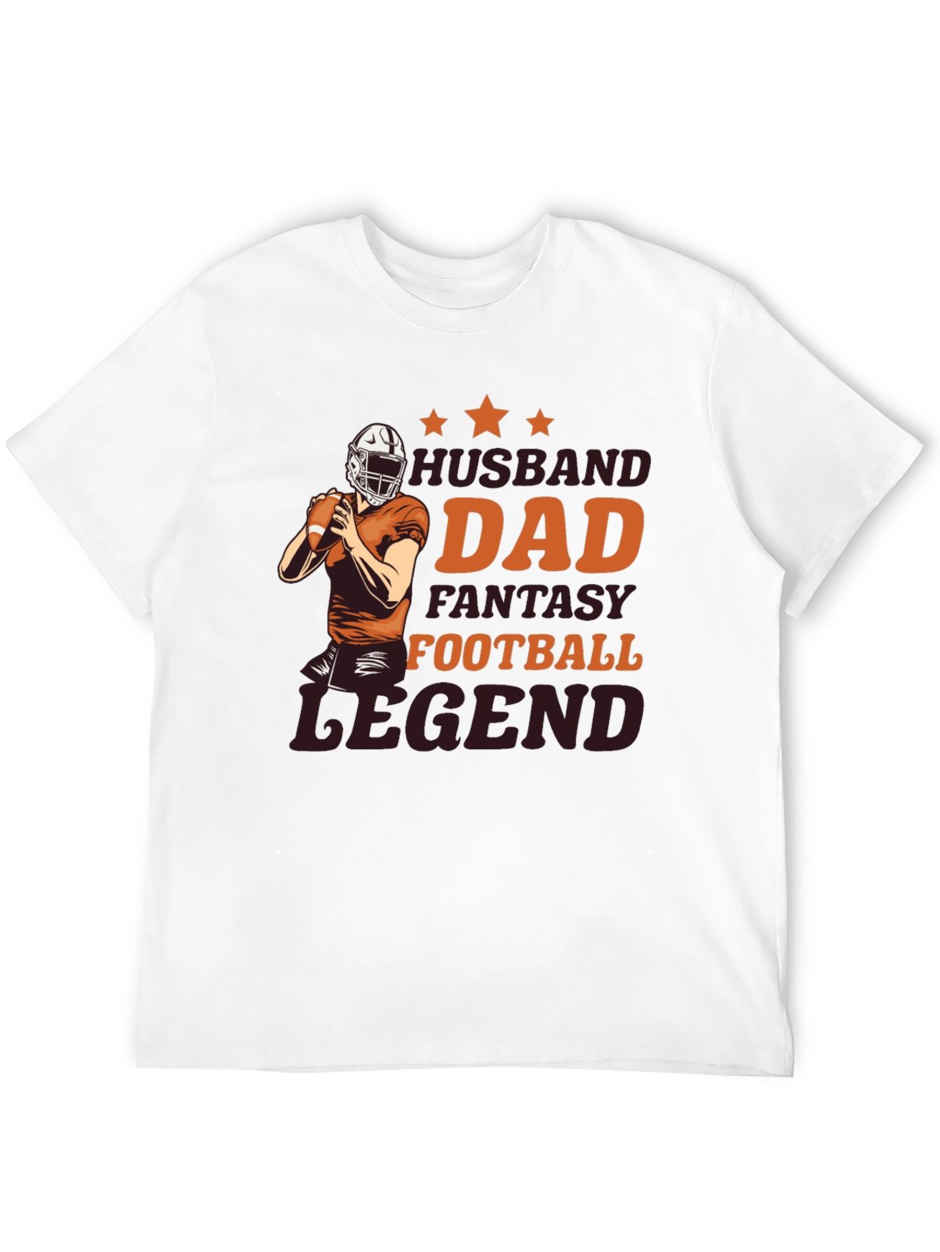 Husband Dad Fantasy Football Legend T-Shirt