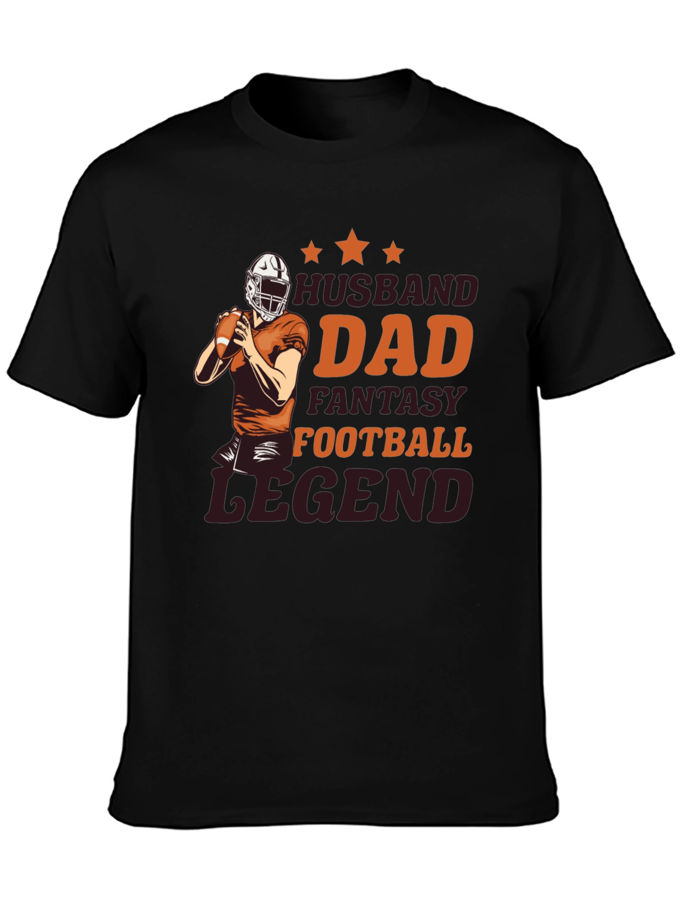 Husband Dad Fantasy Football Legend T-Shirt