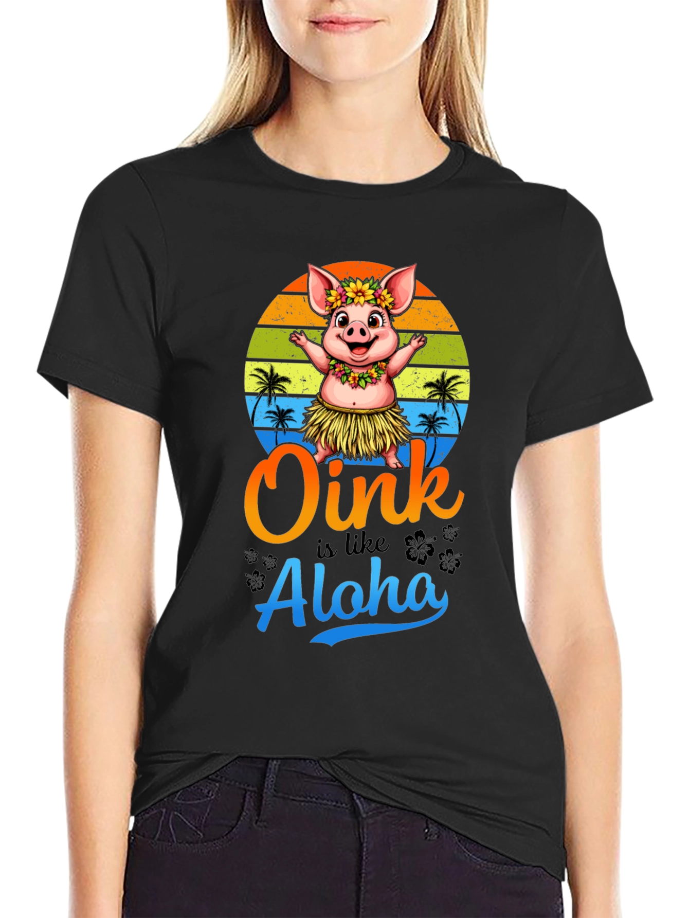 Oink is Like Aloha Pig T-Shirt