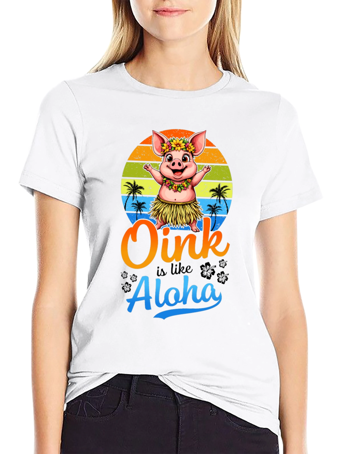 Oink is Like Aloha Pig T-Shirt