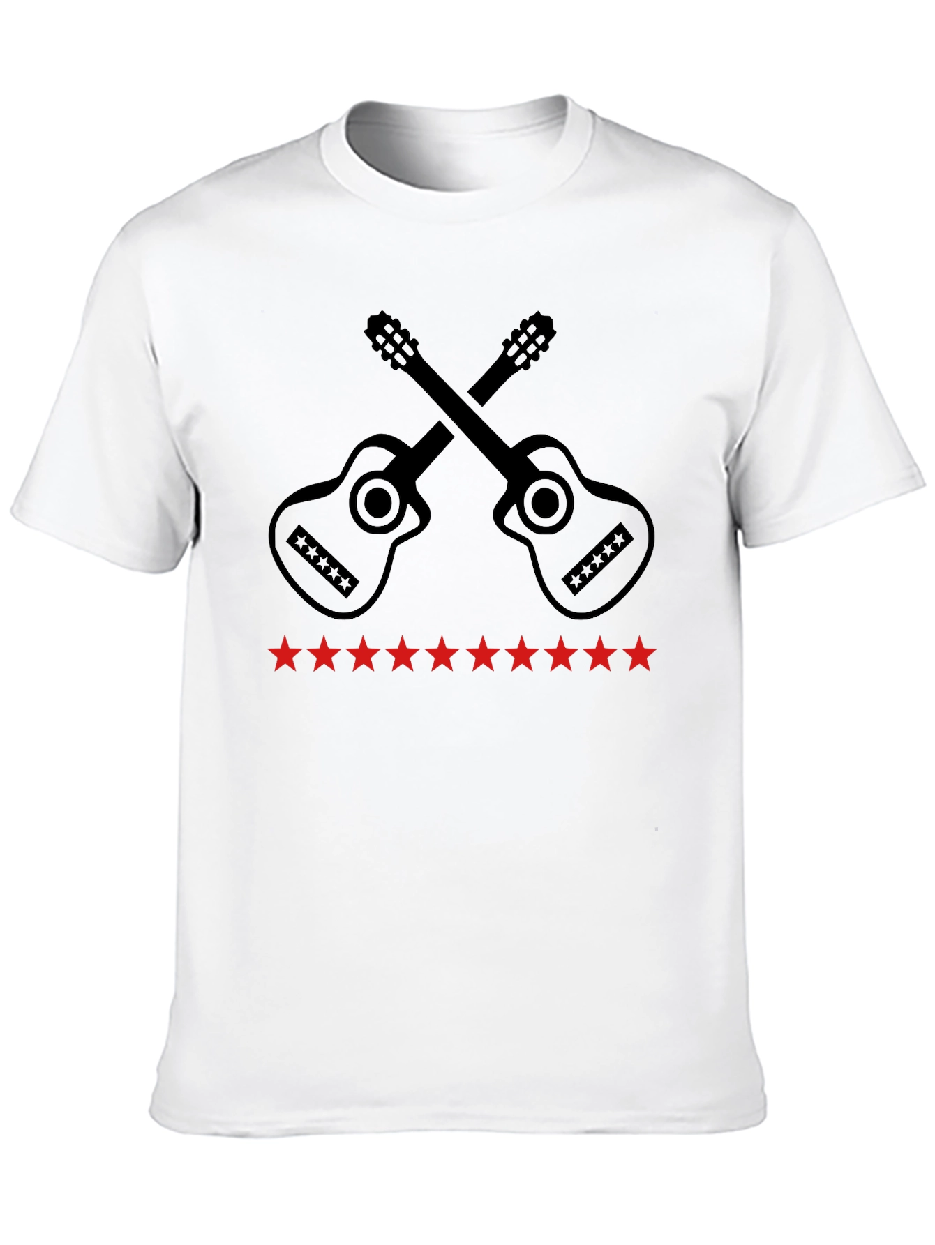 Guitar Star Graphic Tee - Black