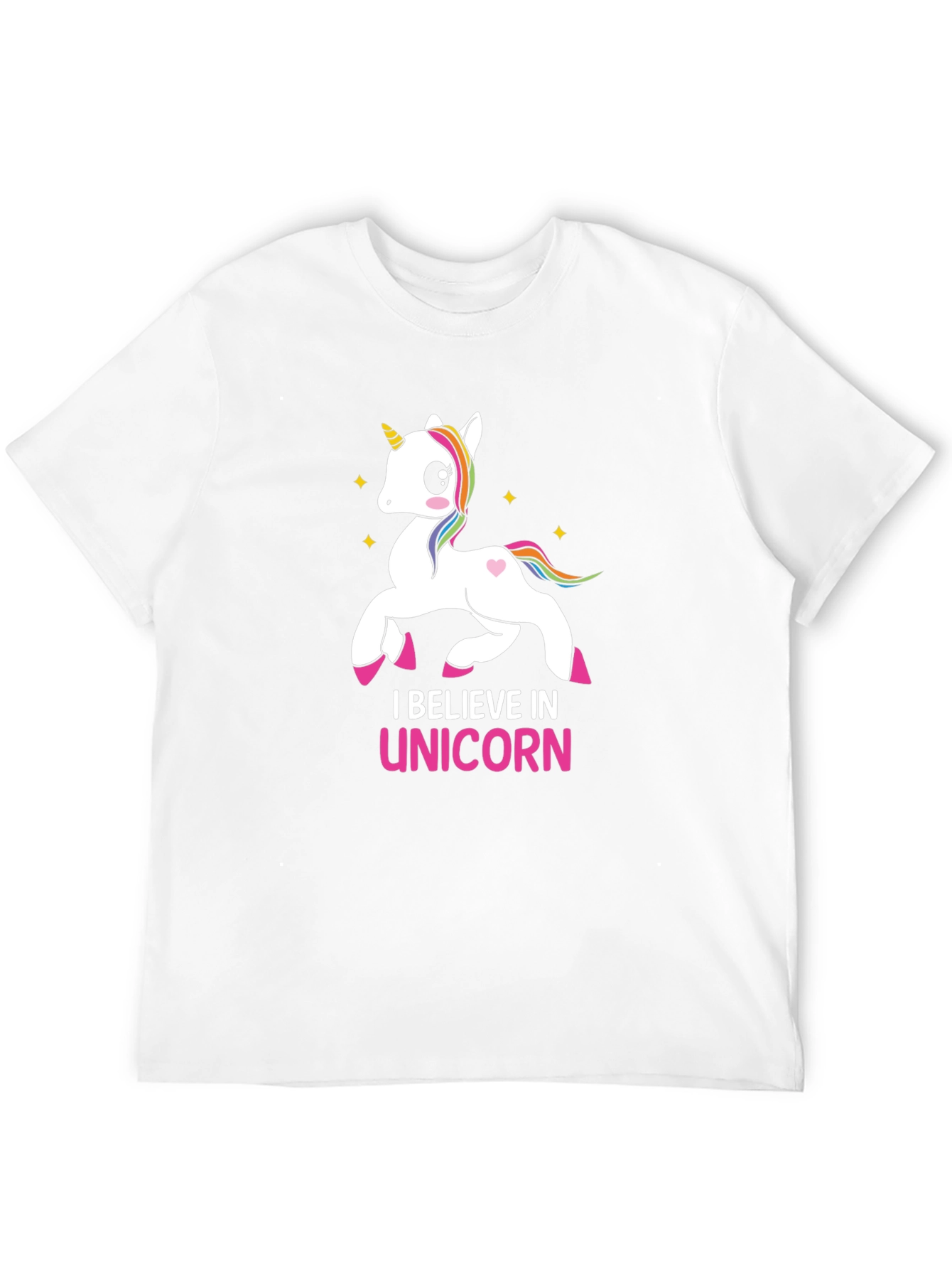 I Believe In Unicorns Black T-Shirt