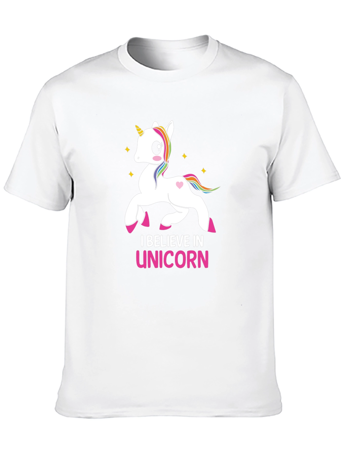 I Believe In Unicorns Black T-Shirt