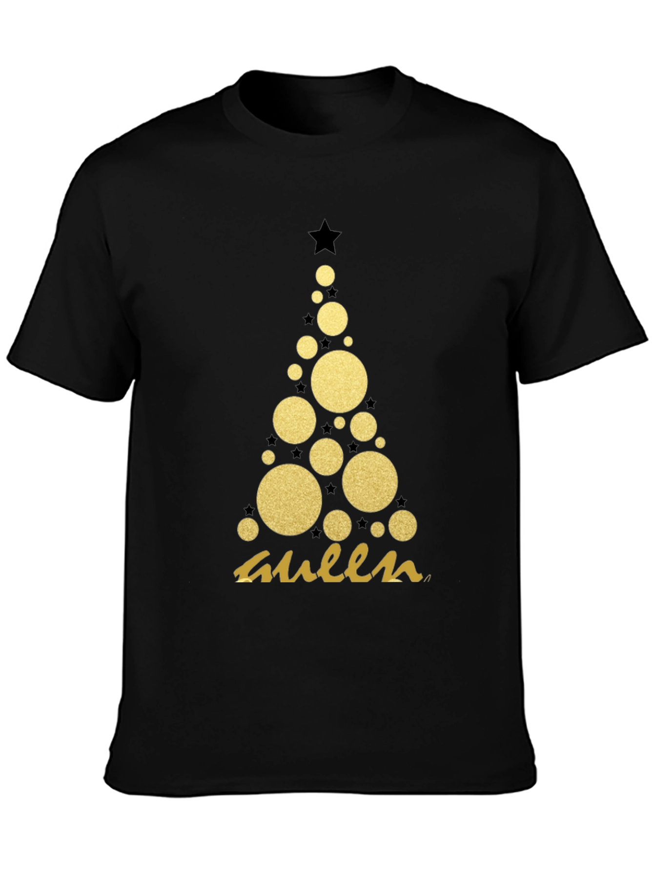 Queen Christmas Tree Graphic Tee - Holiday Gift